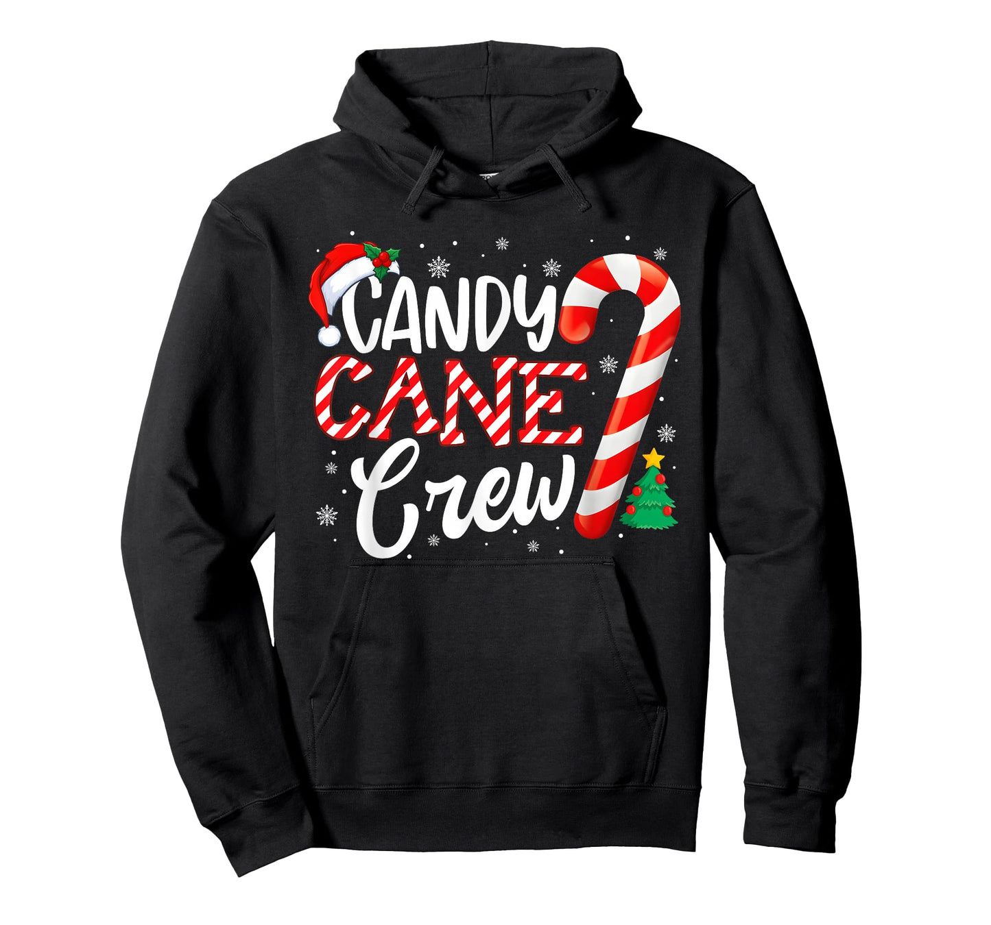 Candy Cane Crew Funny Xmas Christmas Pajamas Men Women Kids T-Shirt