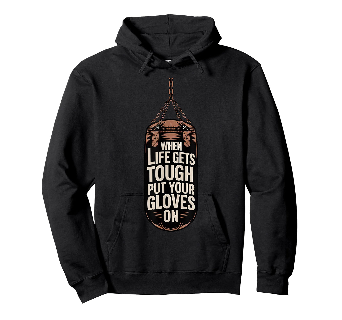 Vintage Boxing When Life Gets Tough Put Your Gloves On Boxer T-Shirt