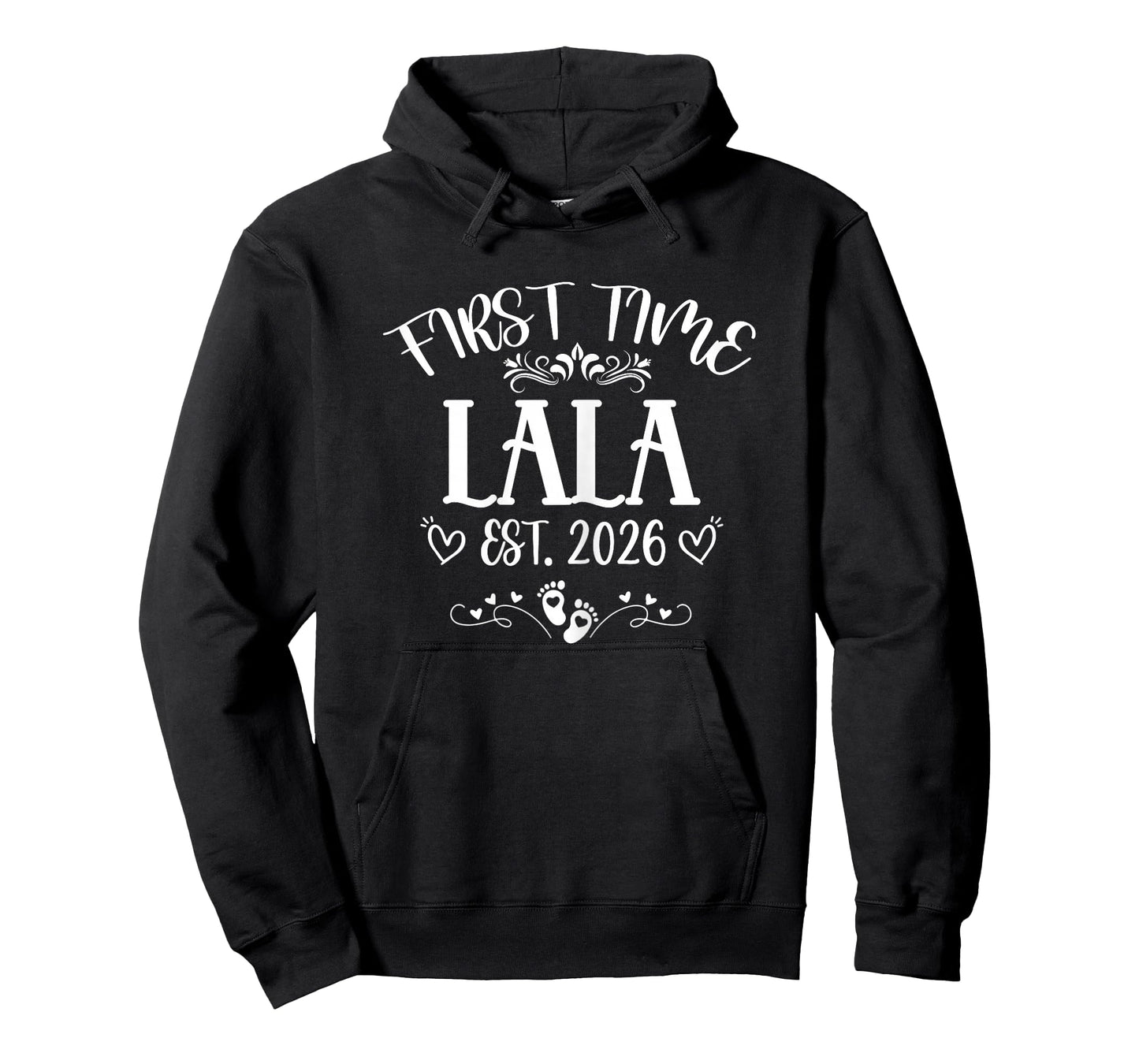 Womens First time Lala Est 2026 Soon to Be Mom Mother's Day T-Shirt