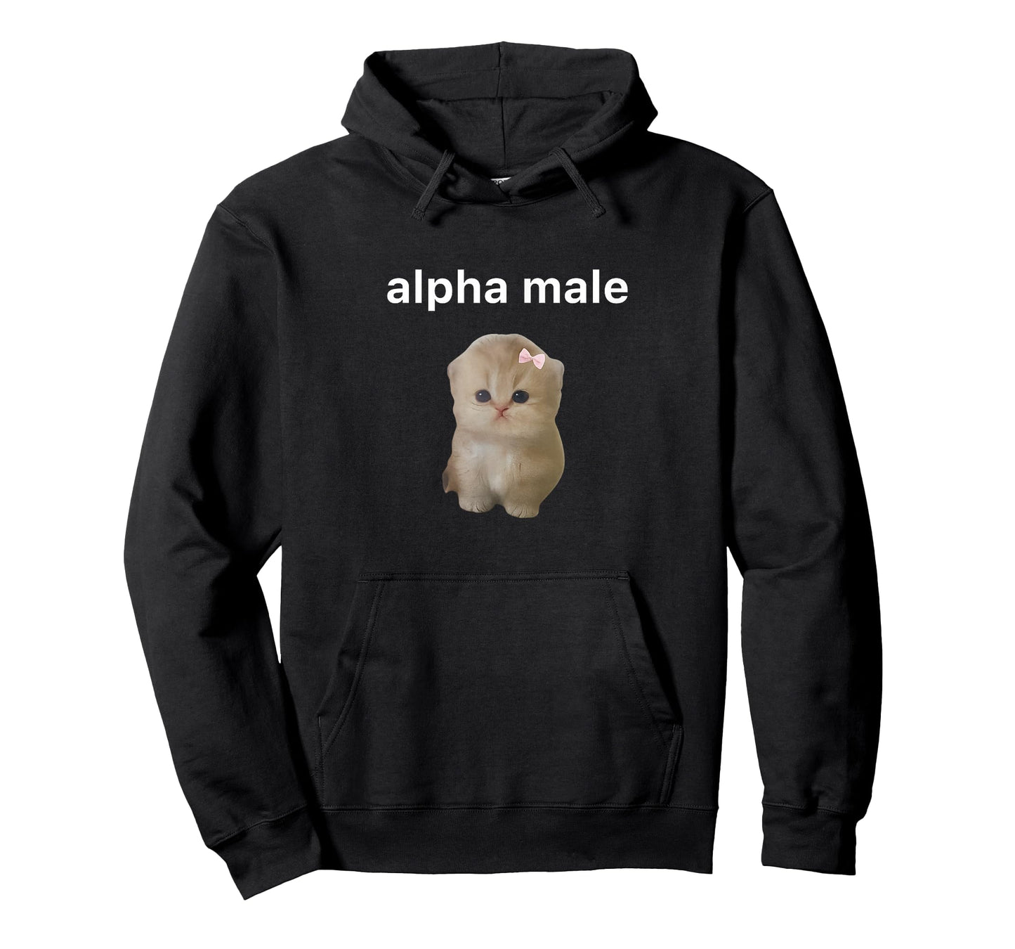 Alpha Male Kitten Ironic Cat Funny T-Shirt