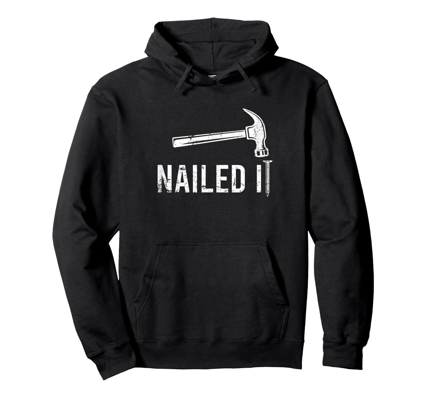 Nailed It Funny Hammer and Nails Tool Meme Sarcastic Music T-Shirt