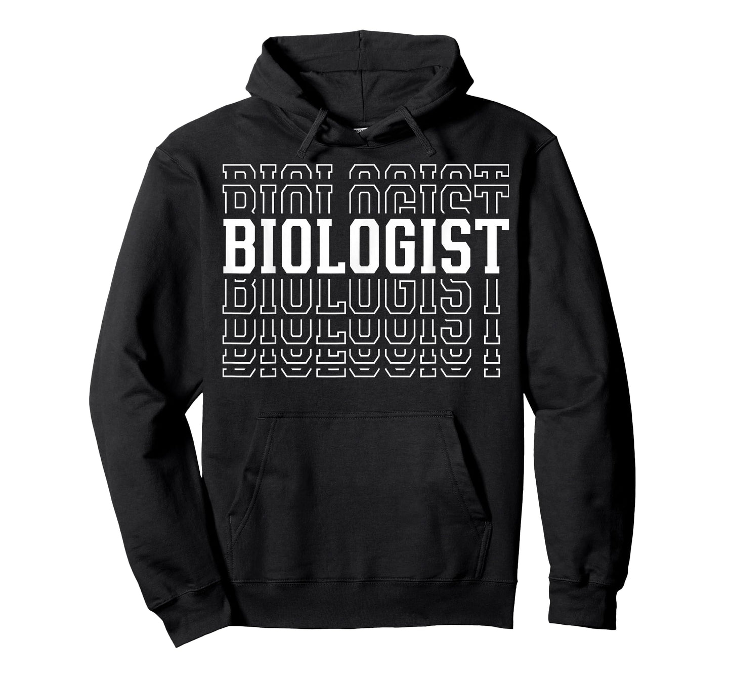 Biologist Funny Layered Text Biology Men Women T-Shirt