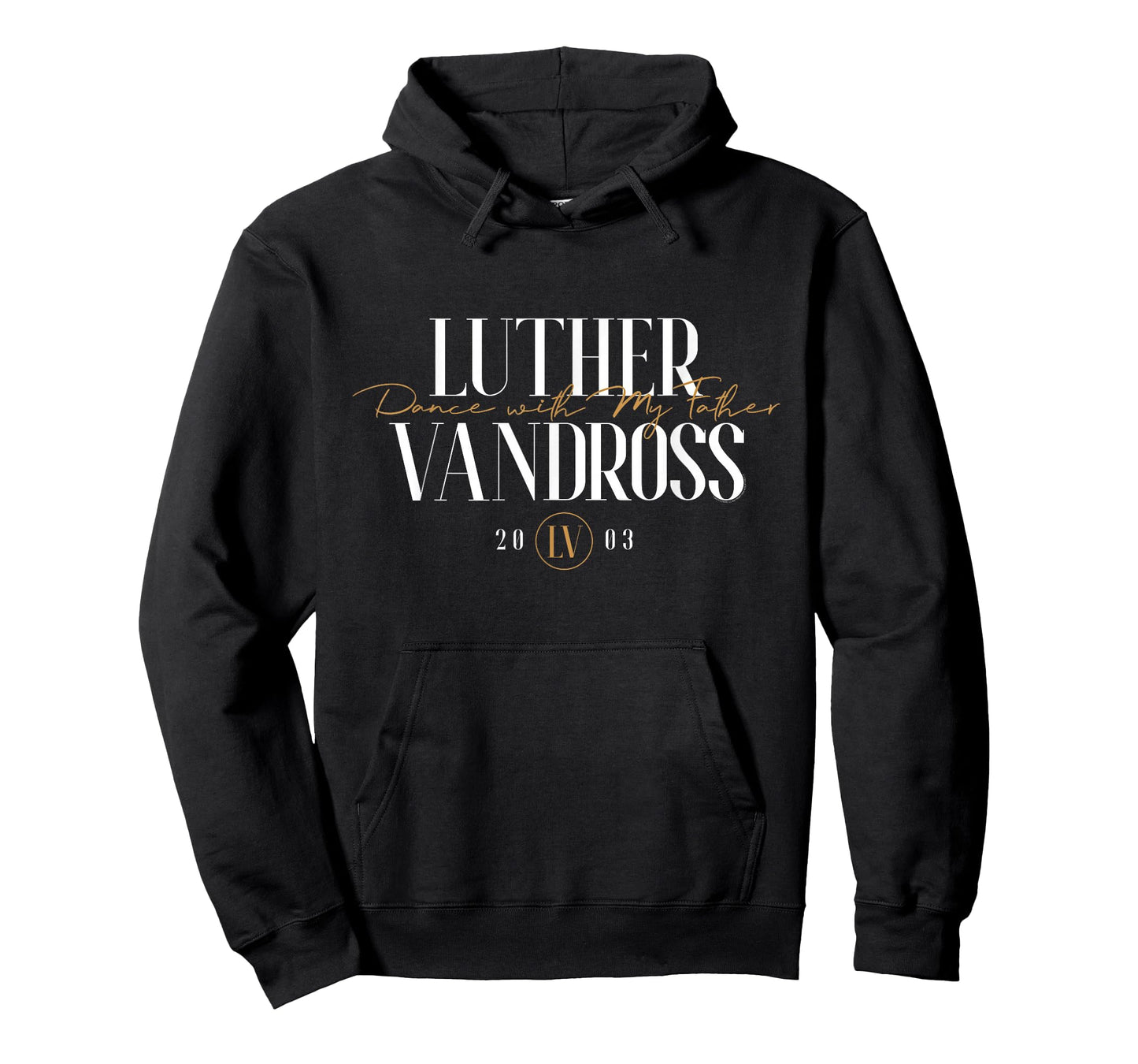 Official Luther Vandross Dance with My Father Script T-Shirt