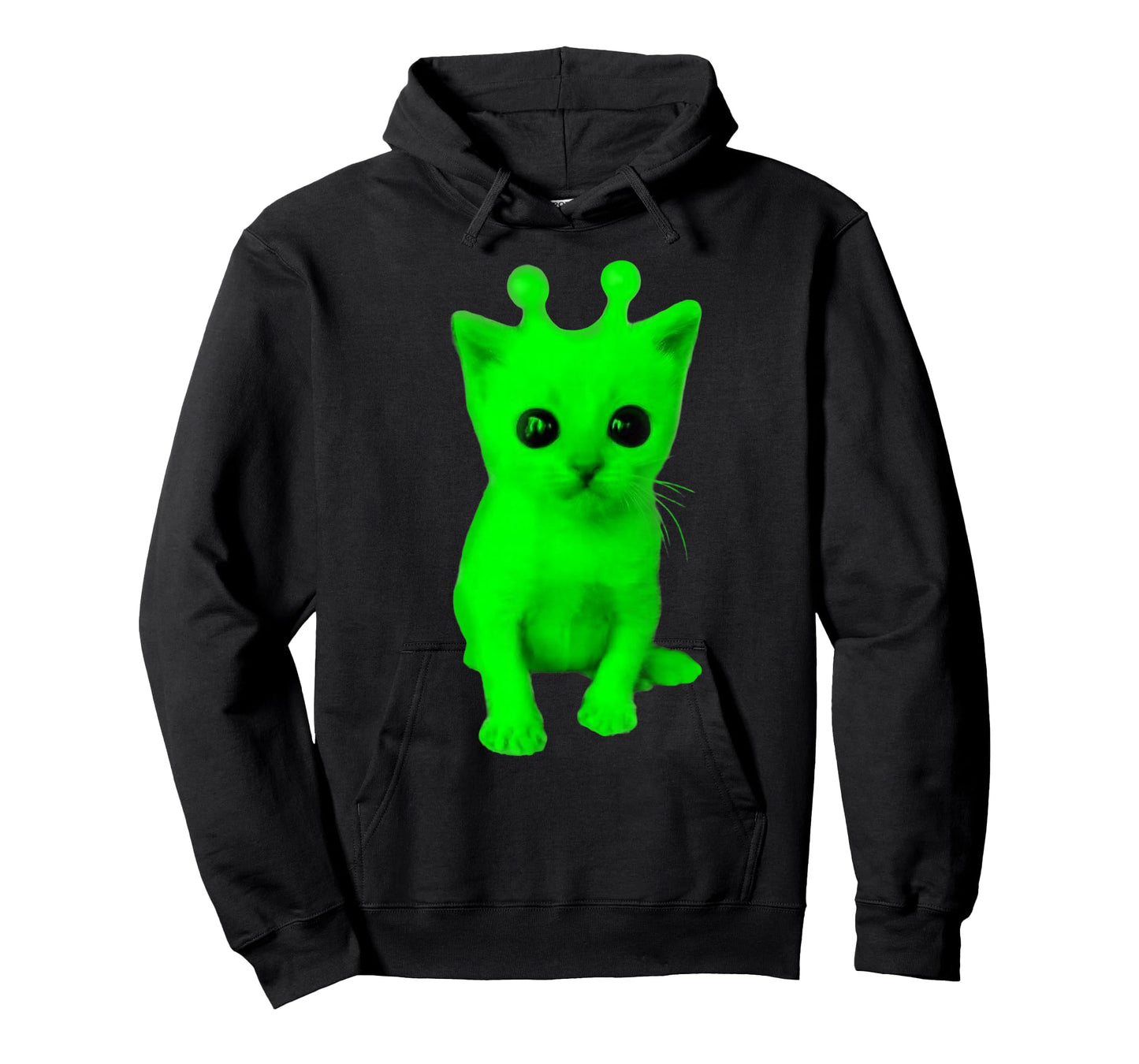 Funny Alien Cat Meme Graphic T-Shirt