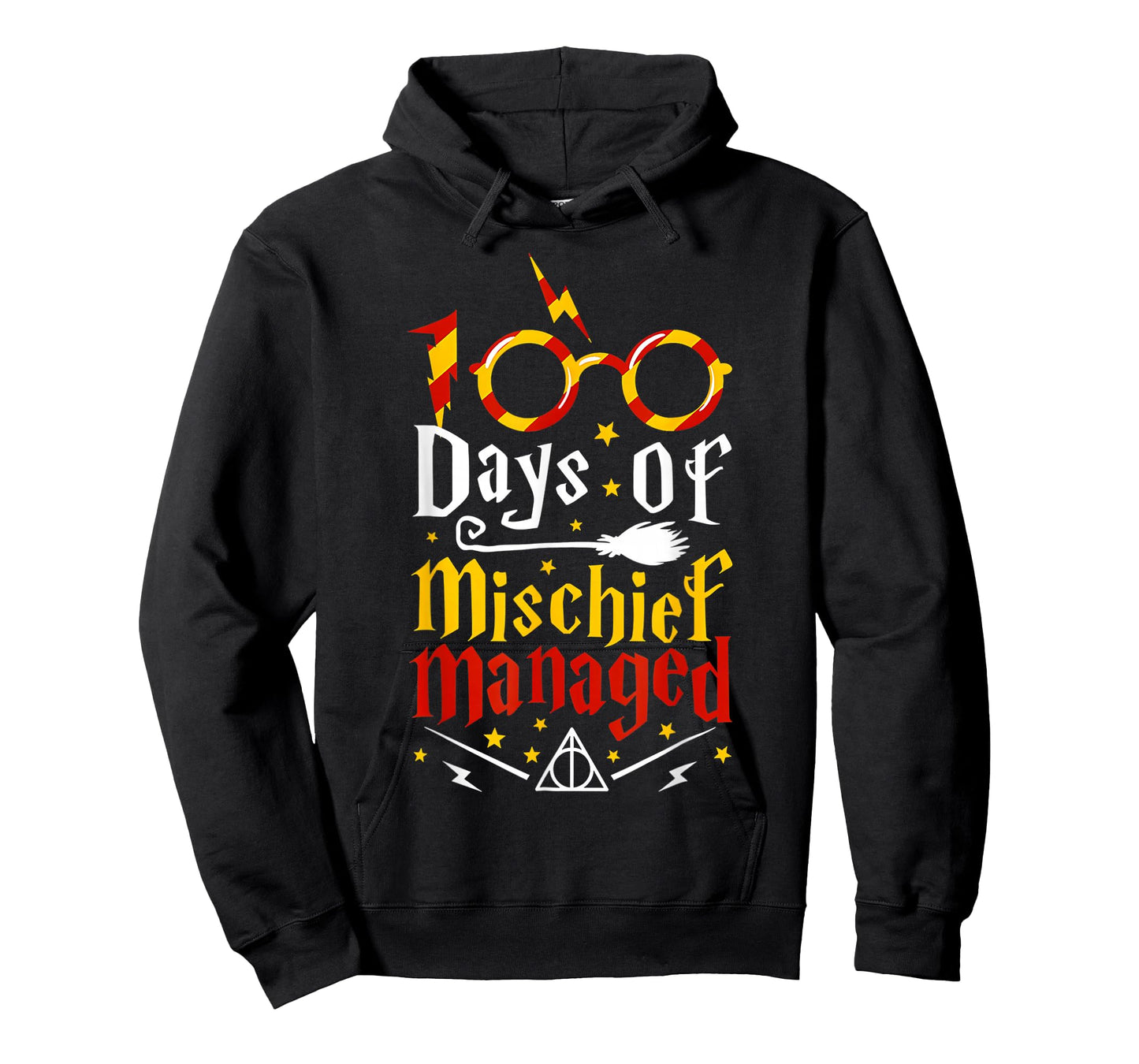 100 Days of Mischief Managed Shirt 100th Day of School Kids T-Shirt