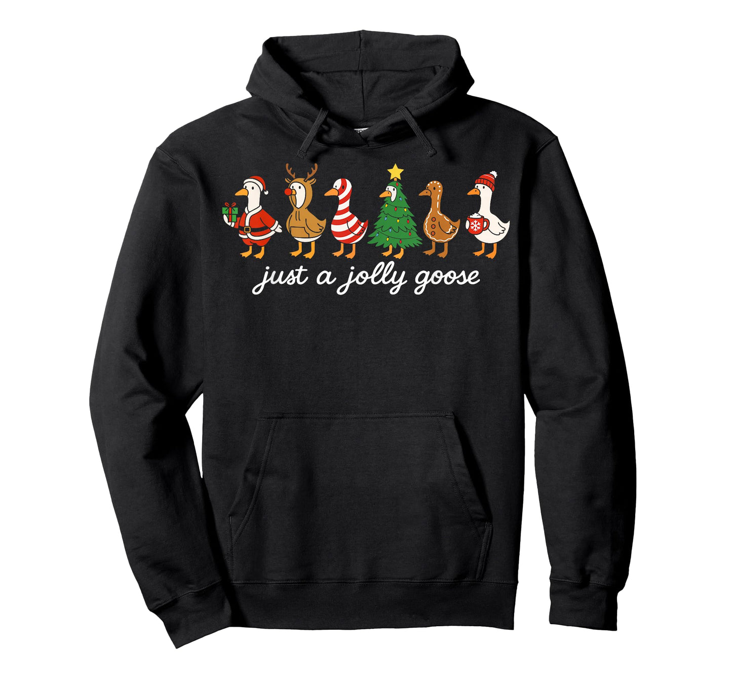 Just A Festive Goose Christmas Funny Silly Holiday Party T-Shirt