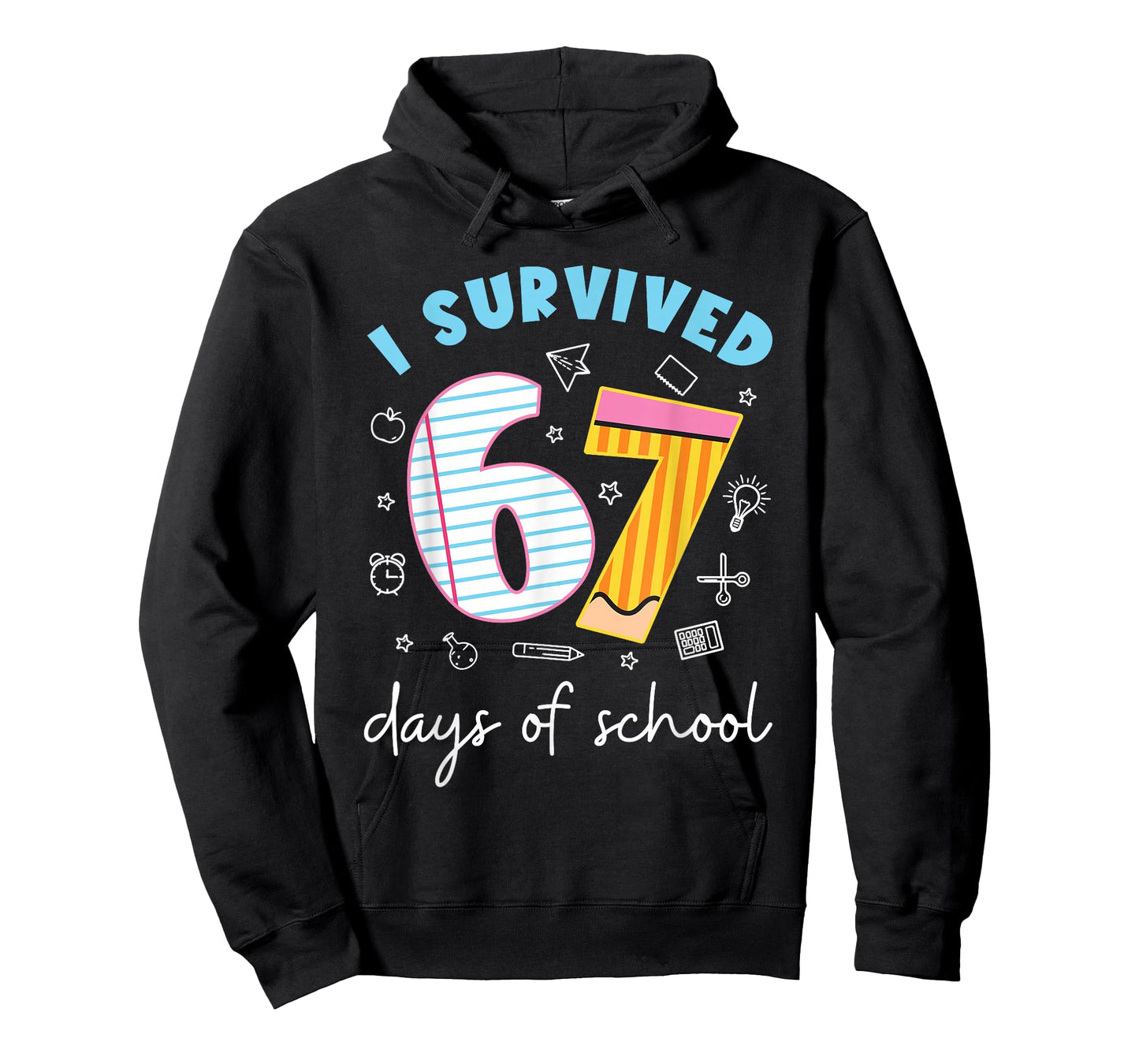 I Survived 67 Days of School Funny Meme Teacher Student T-Shirt
