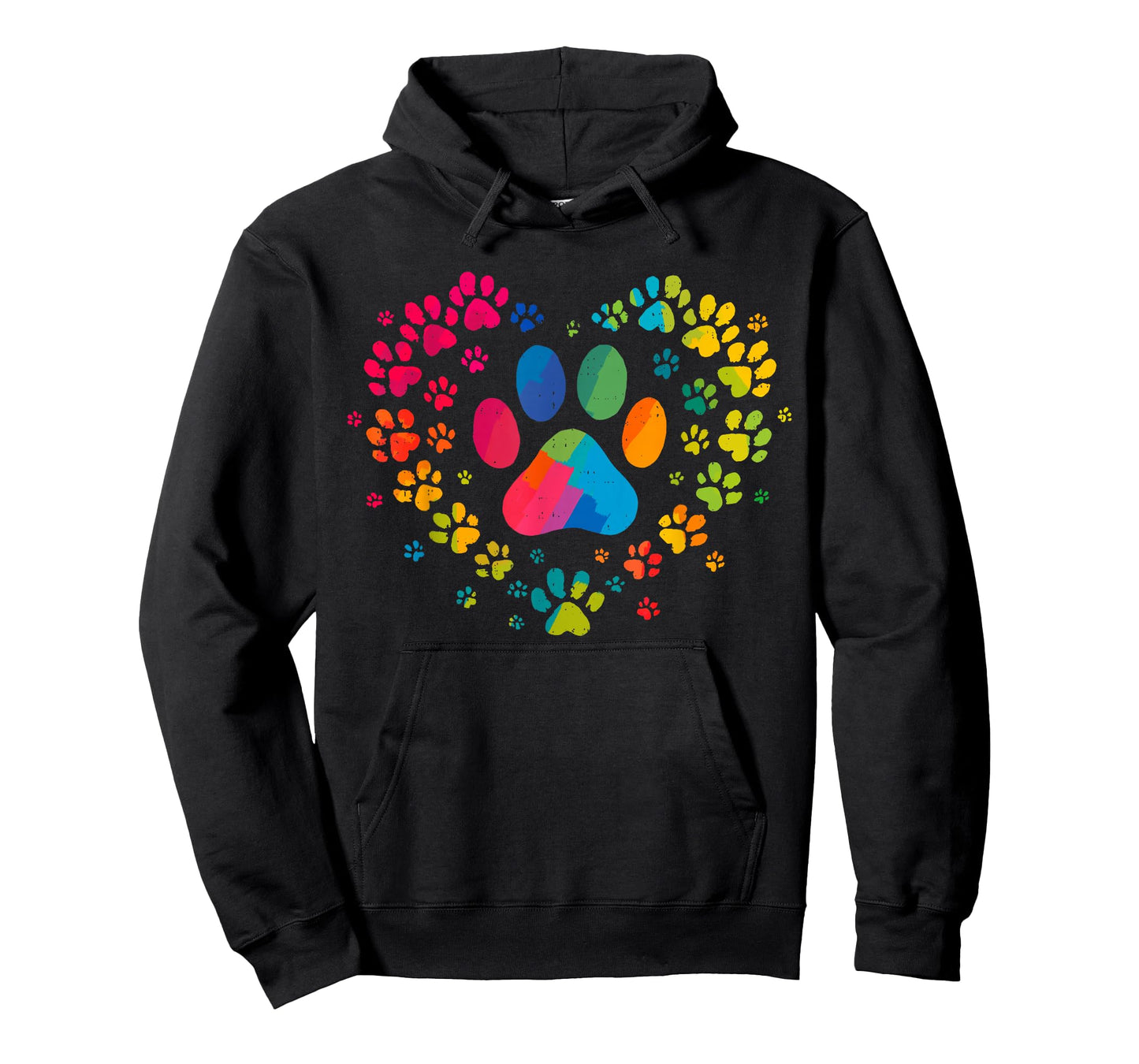 Dog Paw Heart Animal Lover Puppy Pet Mom Women Girls Kids T-Shirt