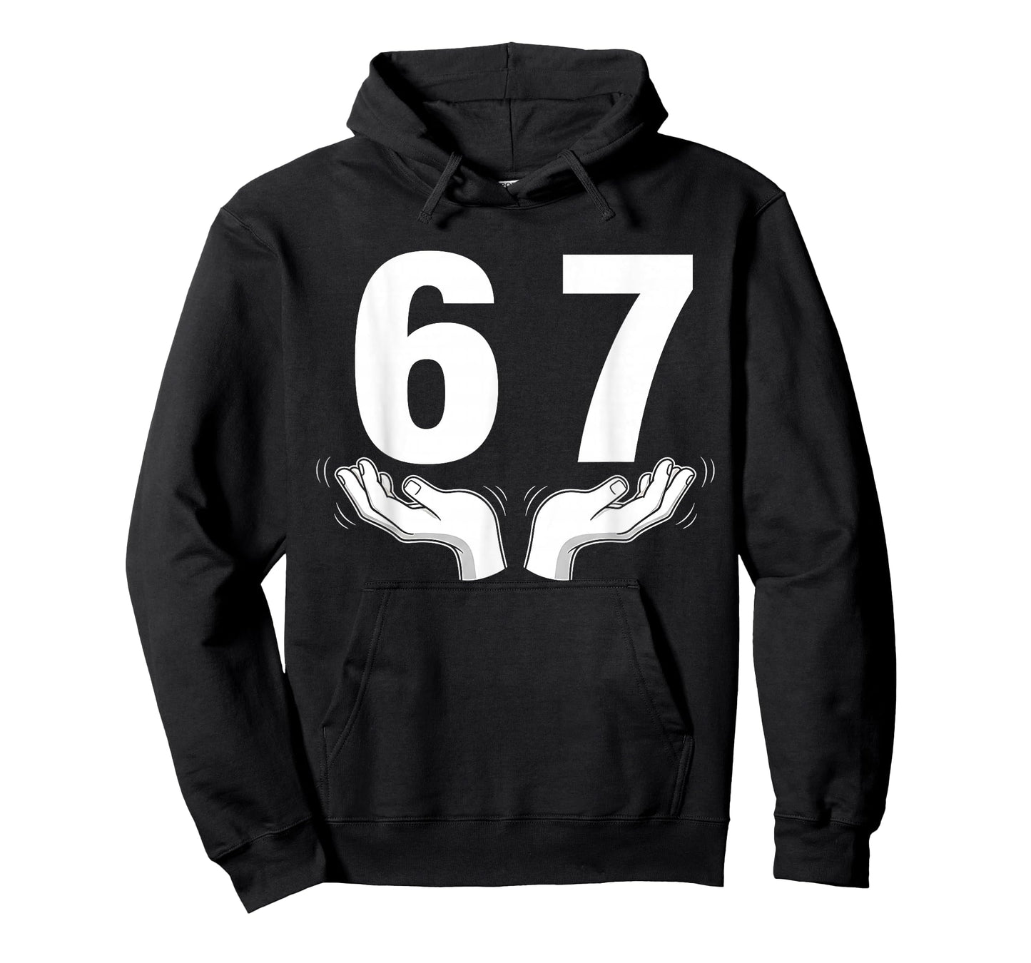 Six Seven 67 6 7 Kids 67 Teen Boys 6-7 Meme Hands Funny T-Shirt