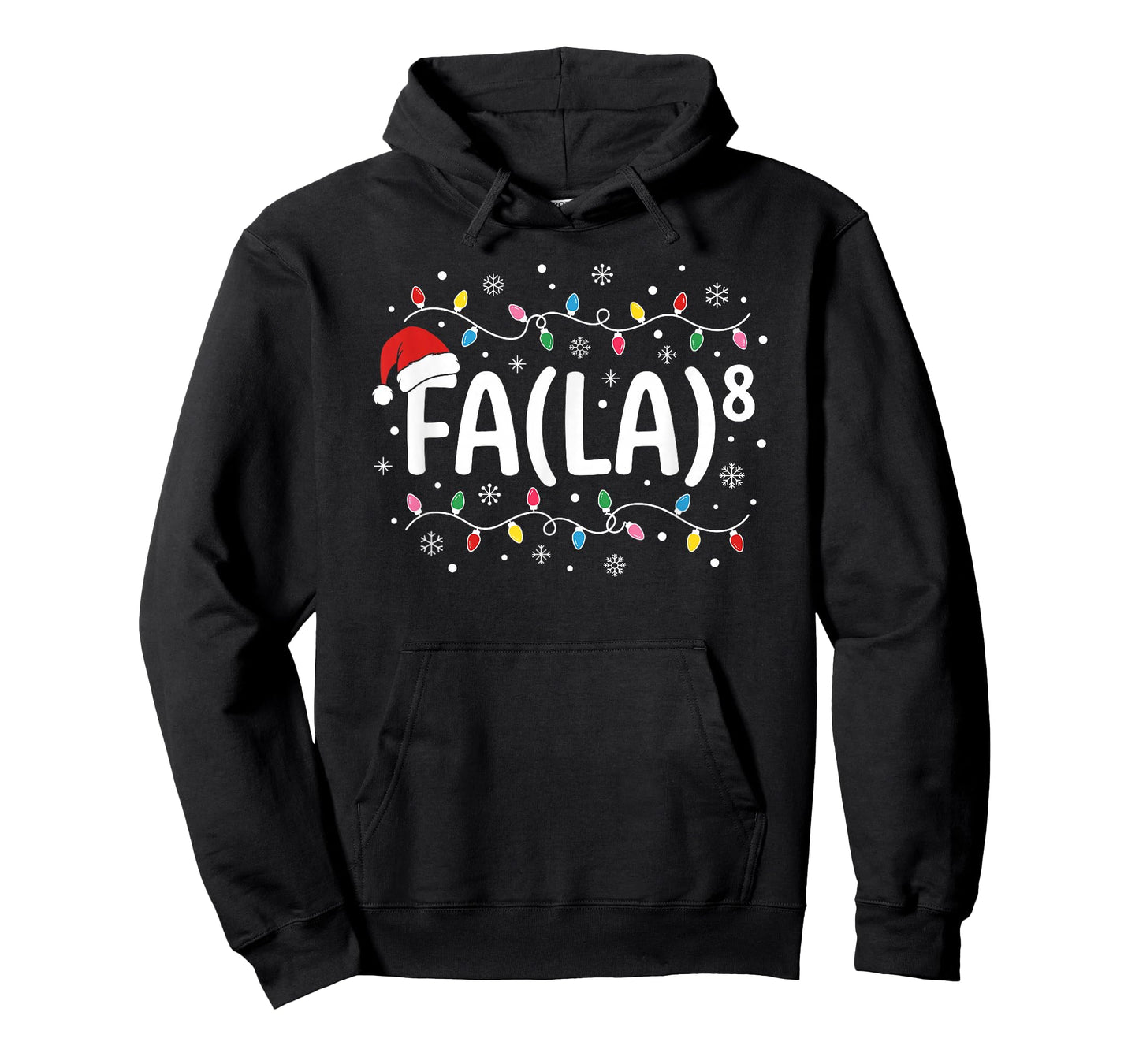 FA La 8 Funny Christmas Carol Santa Math Teacher Student T T-Shirt