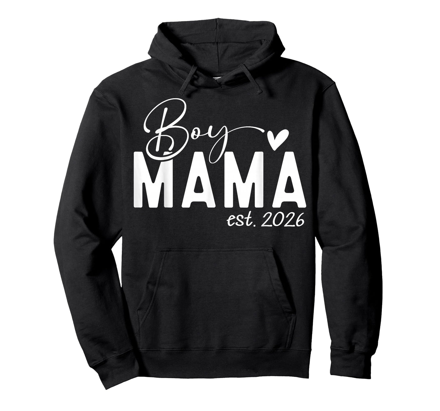Boy Mama Est 2026 Boy Mom Pregnancy Announcement Mom of Boys T-Shirt