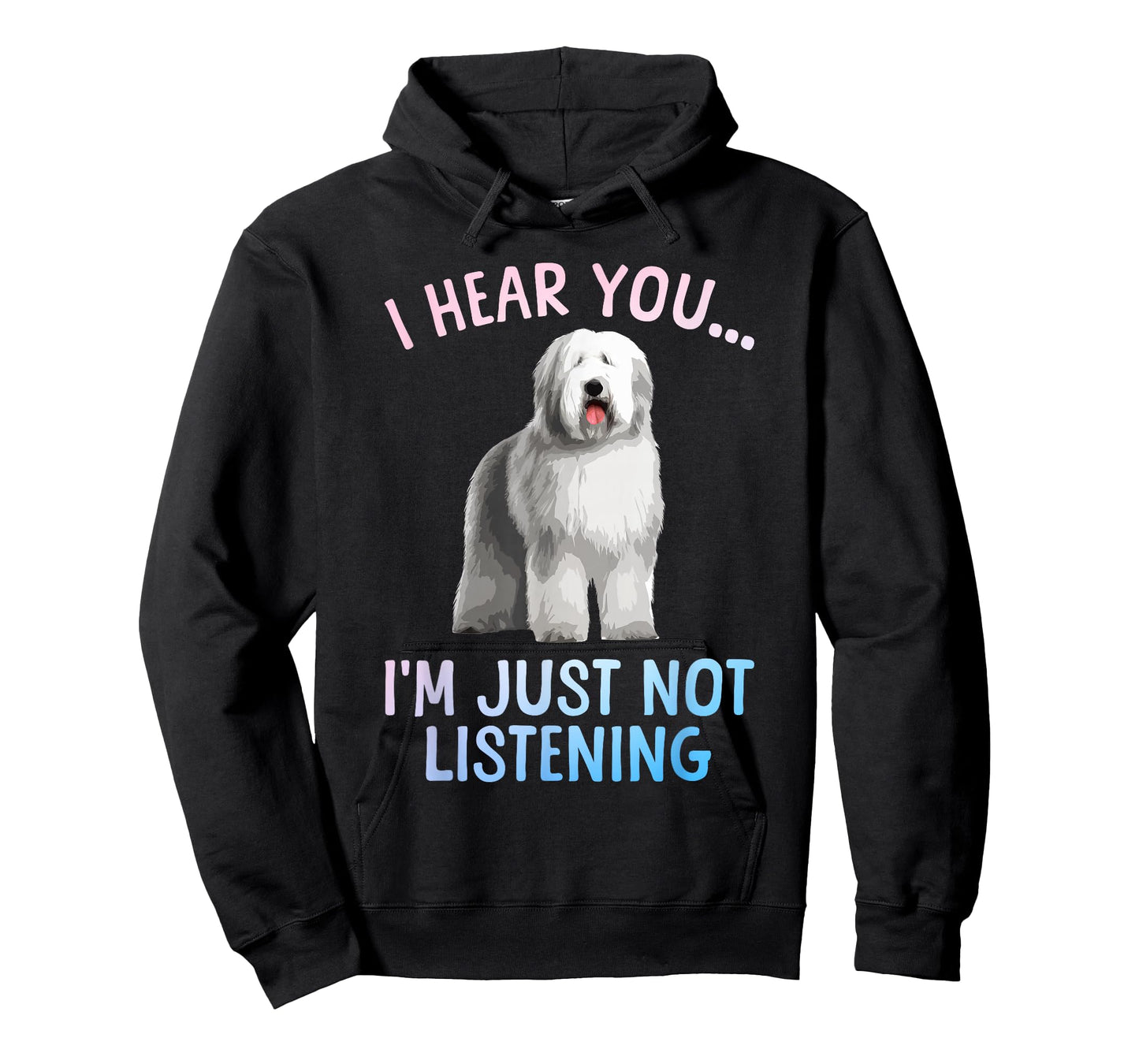 Funny Old English Sheepdog Art for Men Women Sheep Dog Lover T-Shirt