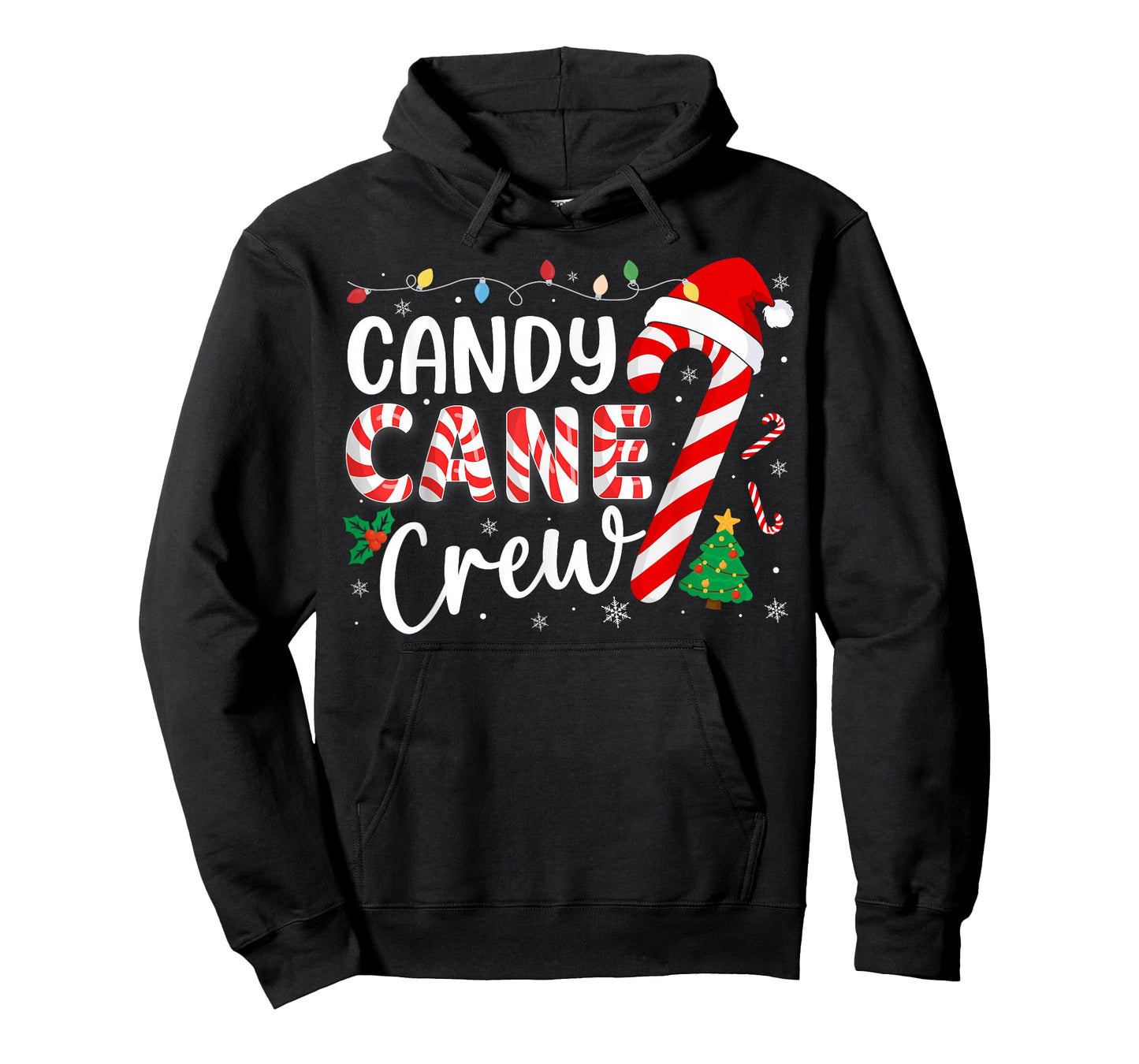 Candy Cane Crew Funny Christmas Pajamas Family Men Women Kid T-Shirt
