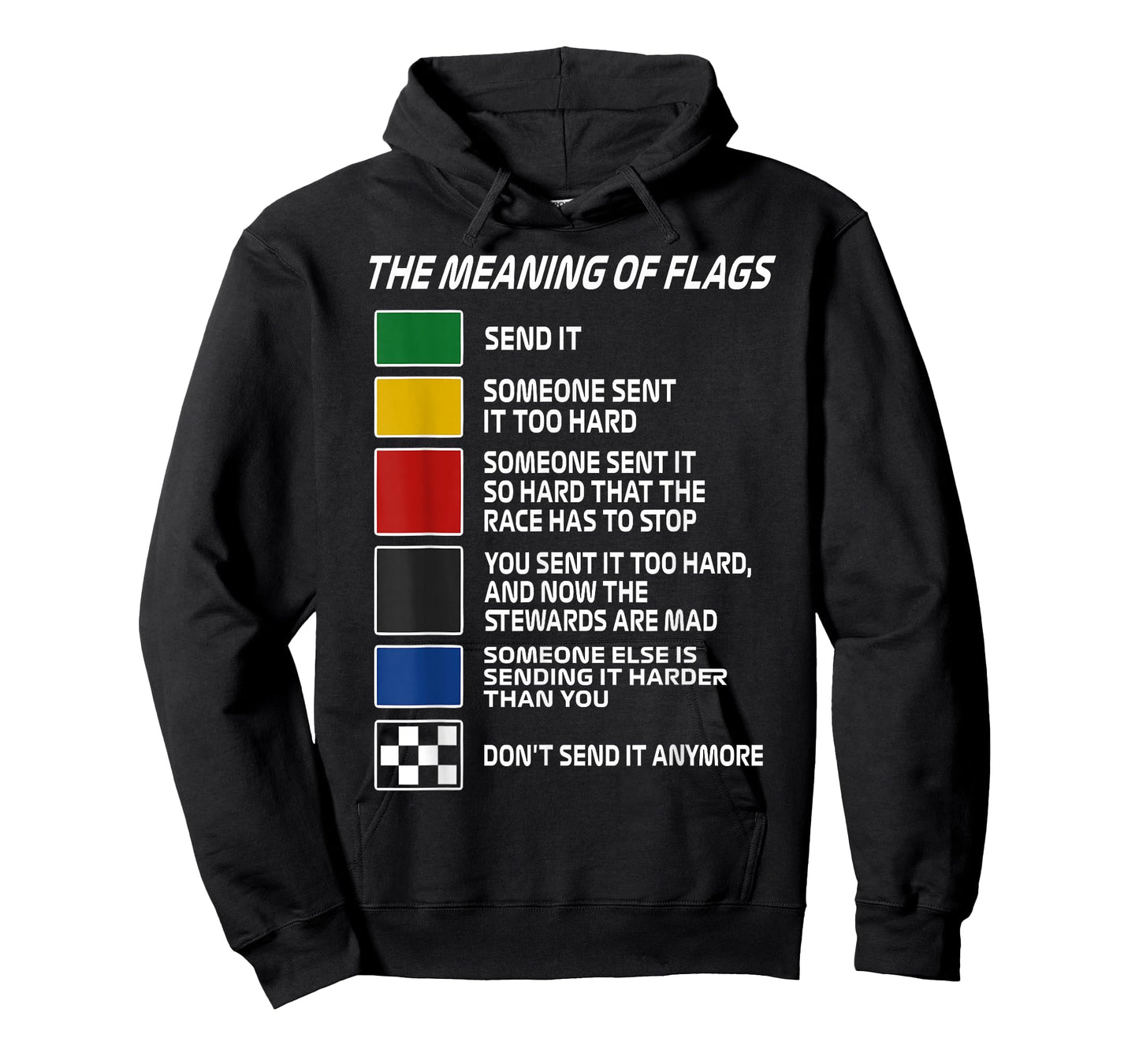 Vintage The Meaning of Racing Flags Motorsport Racing Day T-Shirt
