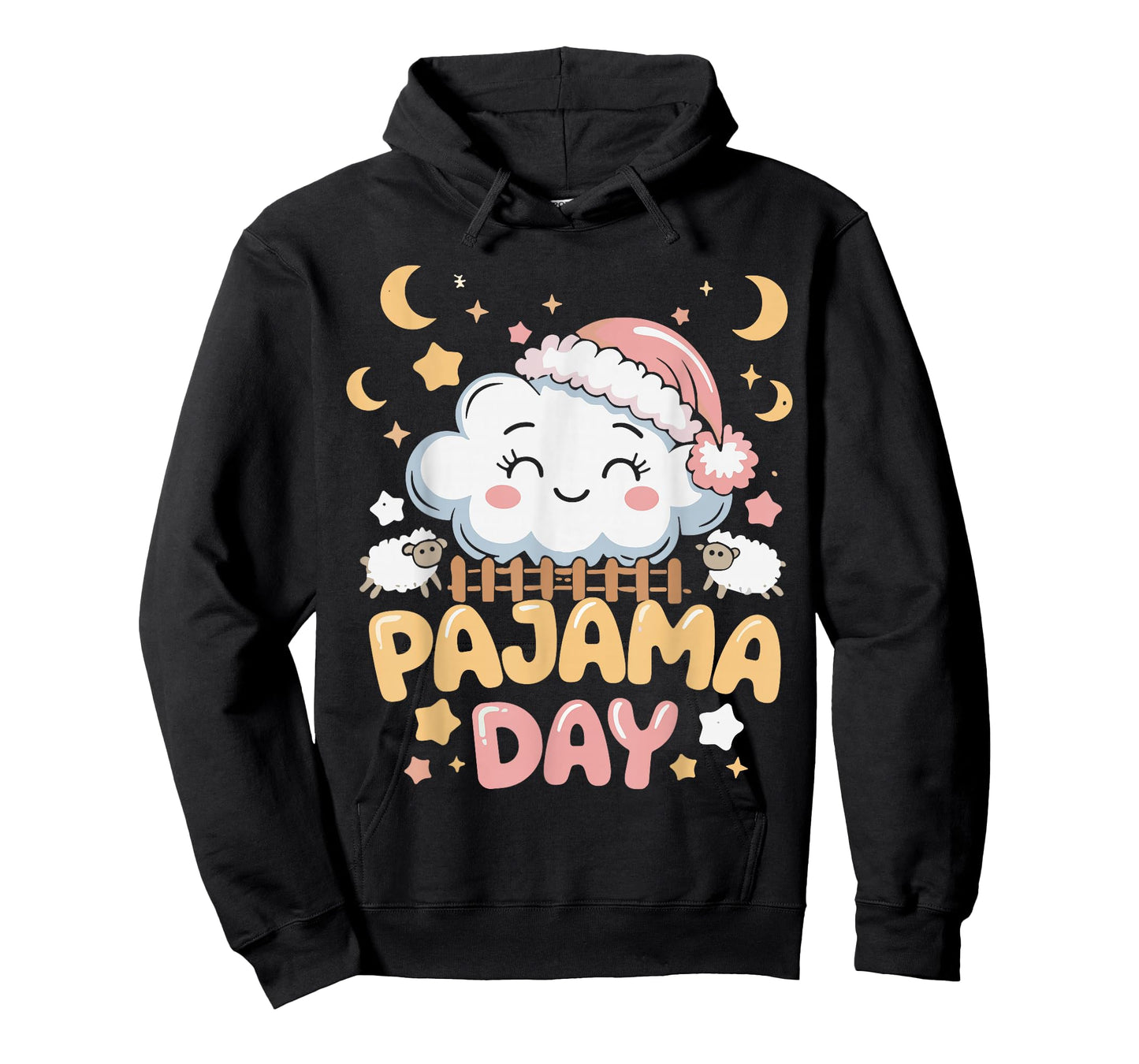Teacher Pajama Day Shirt, Funny Cloud Sleepover School T-Shirt