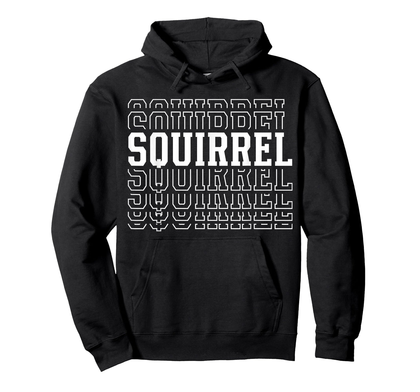 Squirrel Layered Text Costume Animal Lover T-Shirt