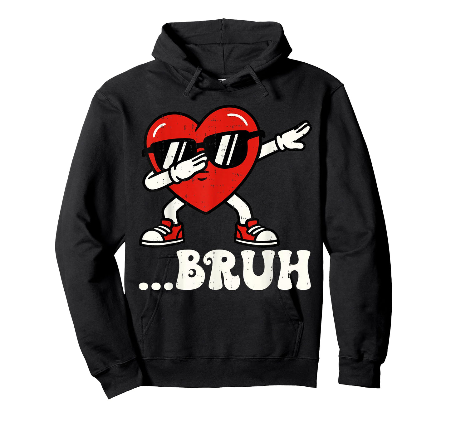 Dabbing Heart Dab Valentines Day for Teens Boys Girls Kids T-Shirt