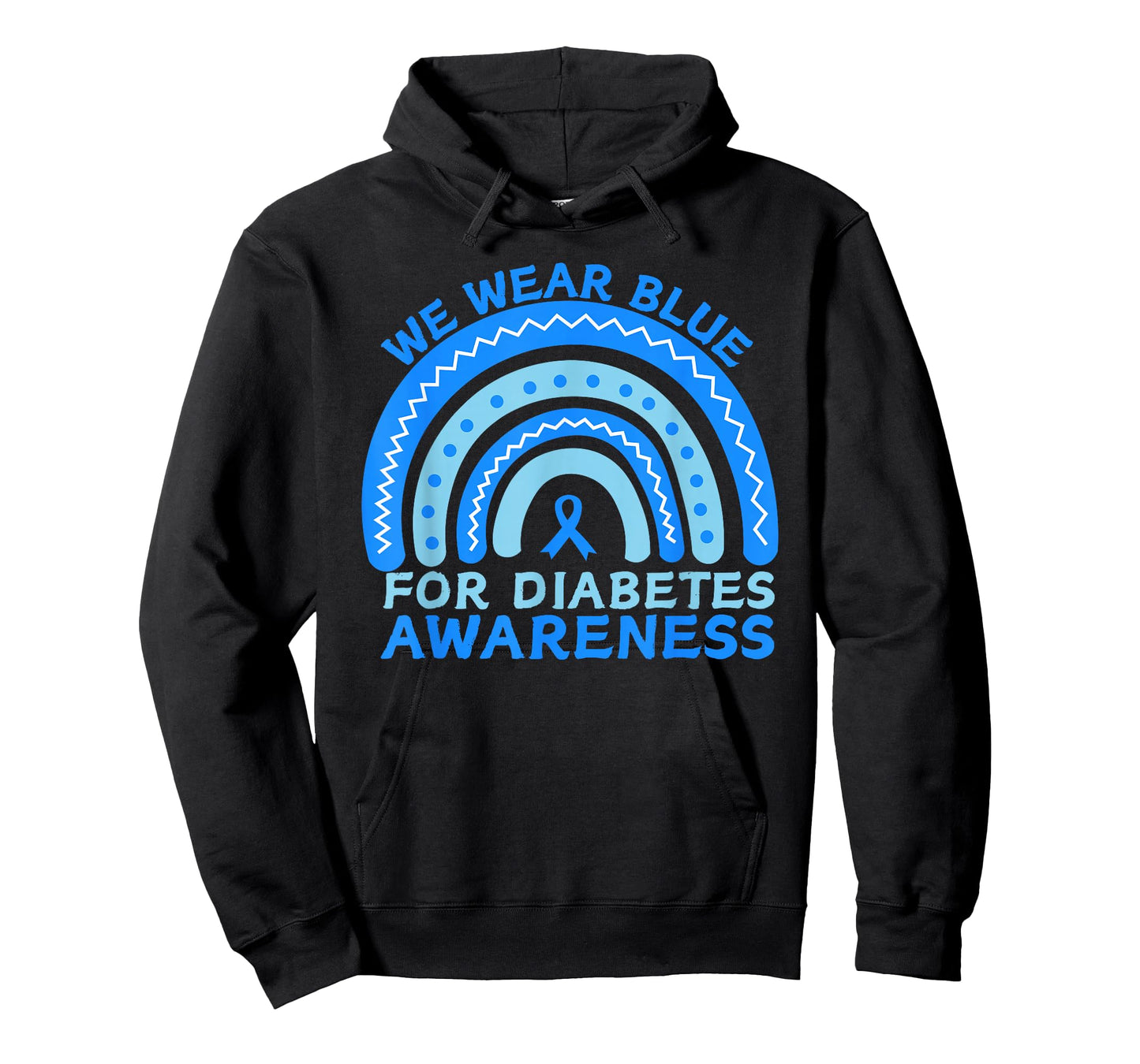 We Wear Blue for Diabetes Awareness Men Women Kids Diabetic T-Shirt