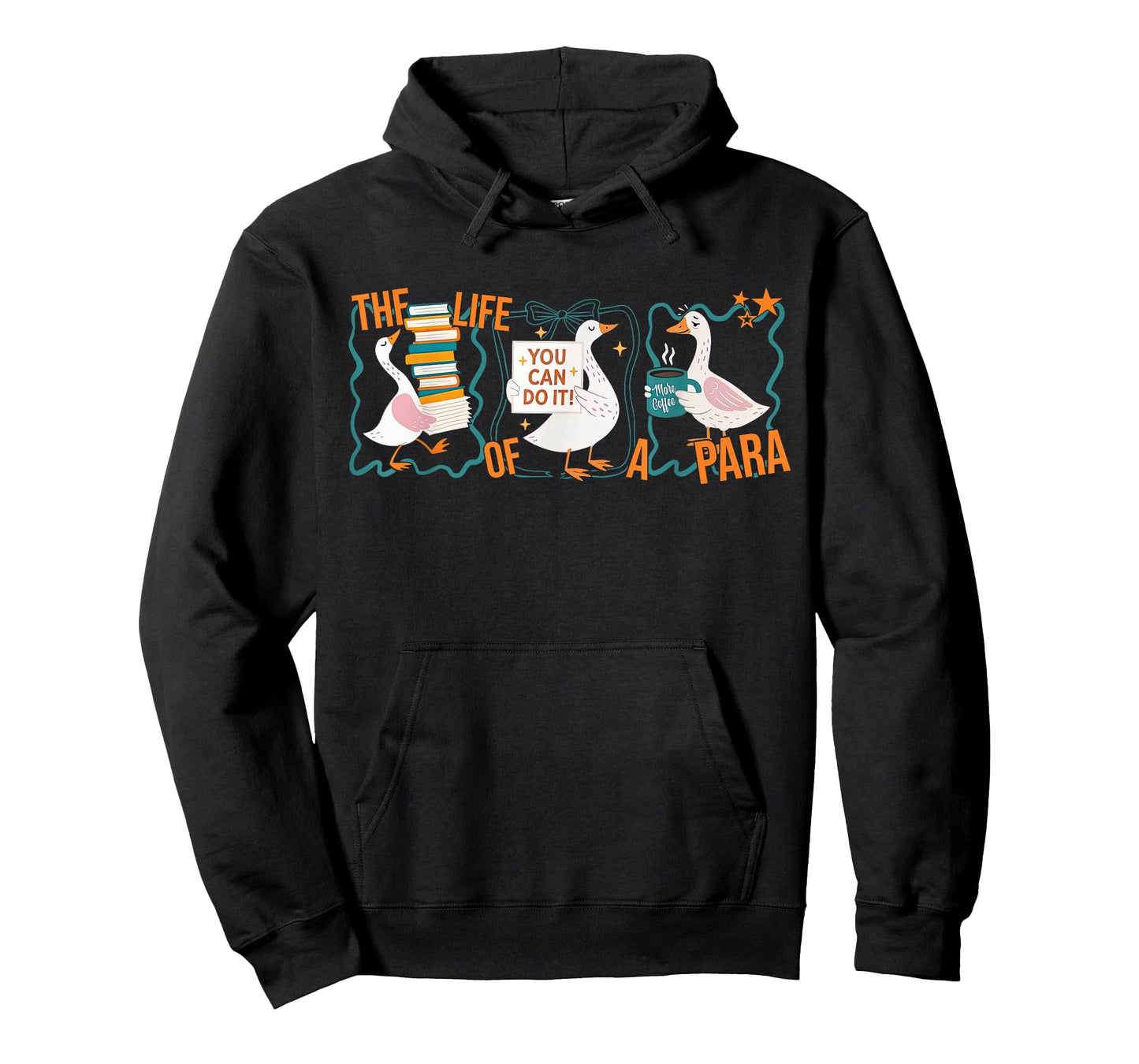 The Life of A para Professional Teachers Aide Silly Goose T-Shirt