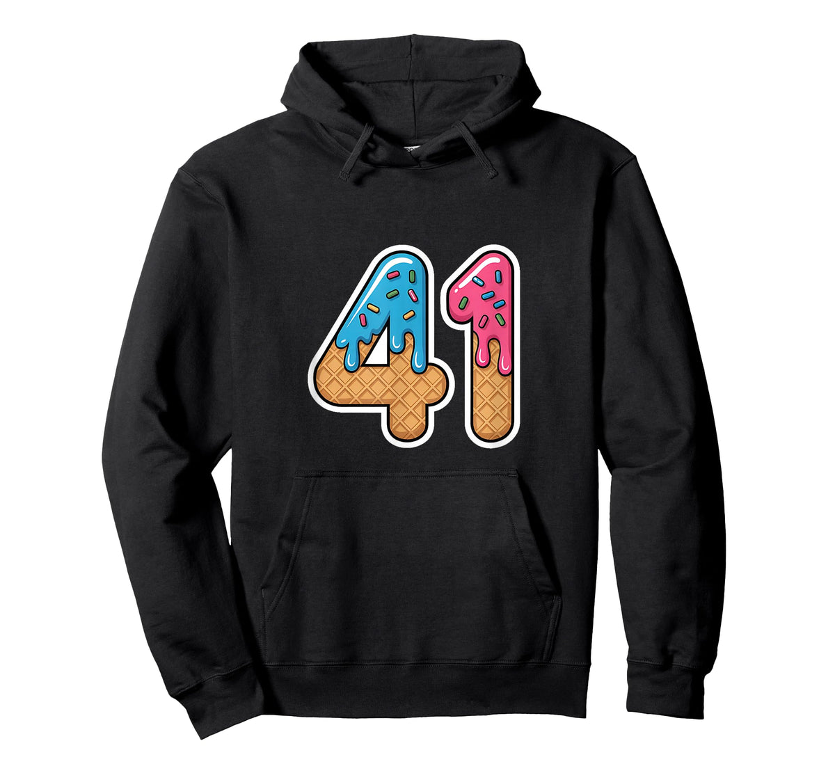 Funny 41 4 1 Drippy Ice Cream Sprinkles 41 T-Shirt