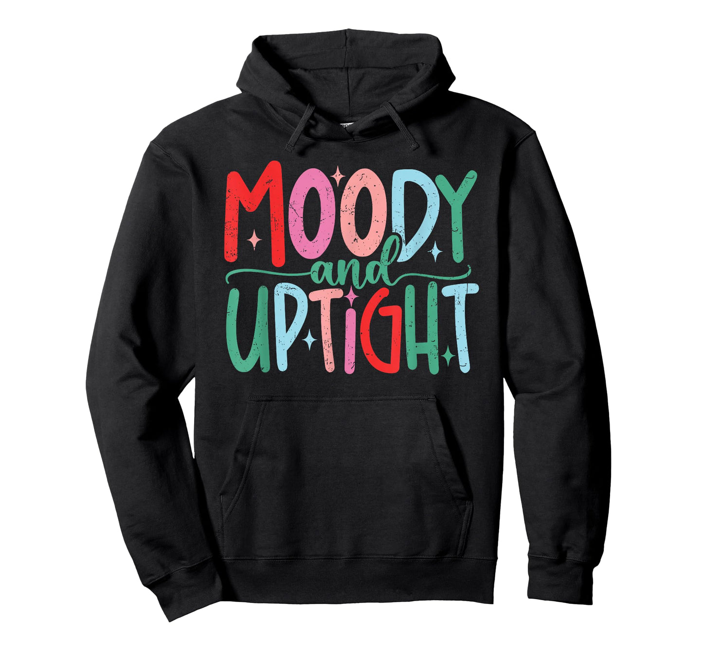 Merry & Bright Moody & Uptight Matching Couples Christmas T-Shirt