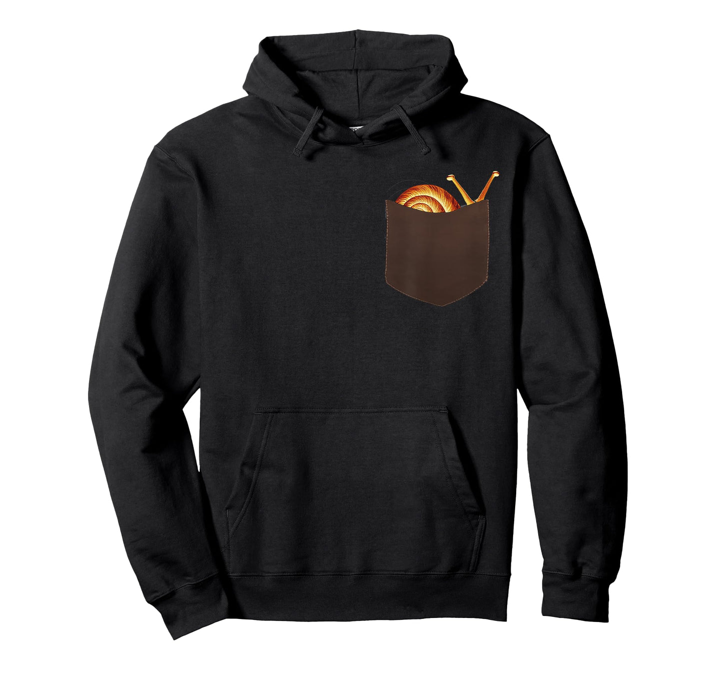 Pocket Snail Shirt - Cute Snail Peeking from Pocket T-Shirt