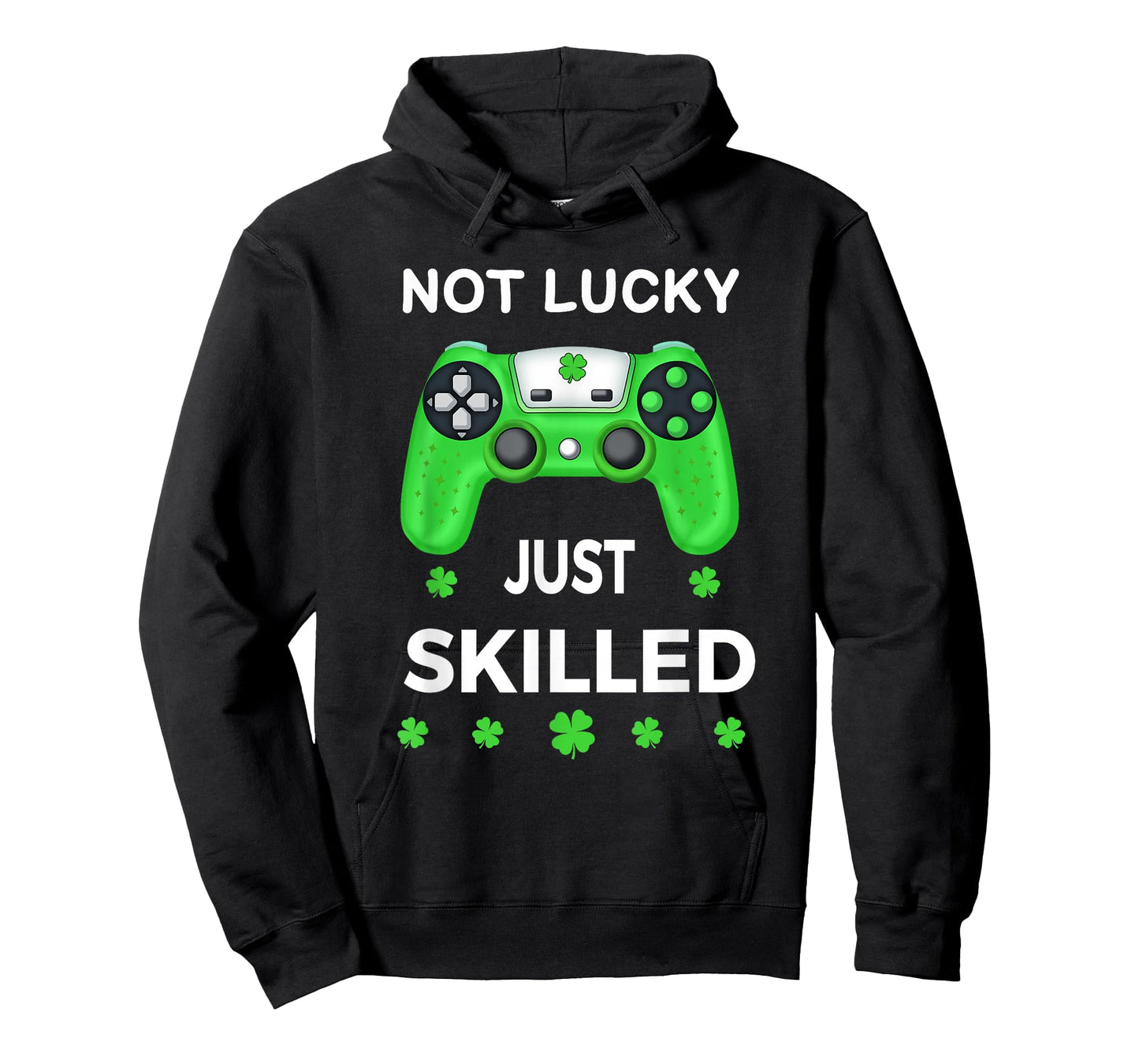 St Patricks Day Lucky Shamrock Gamer Irish Boys Kids Men T-Shirt