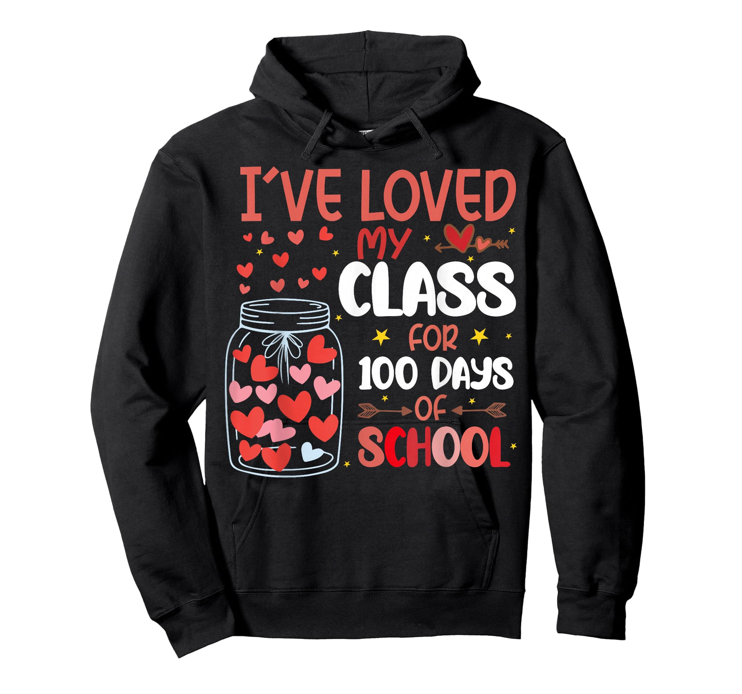 I've Loved My Class for 100 Days of School Valentines Day T-Shirt