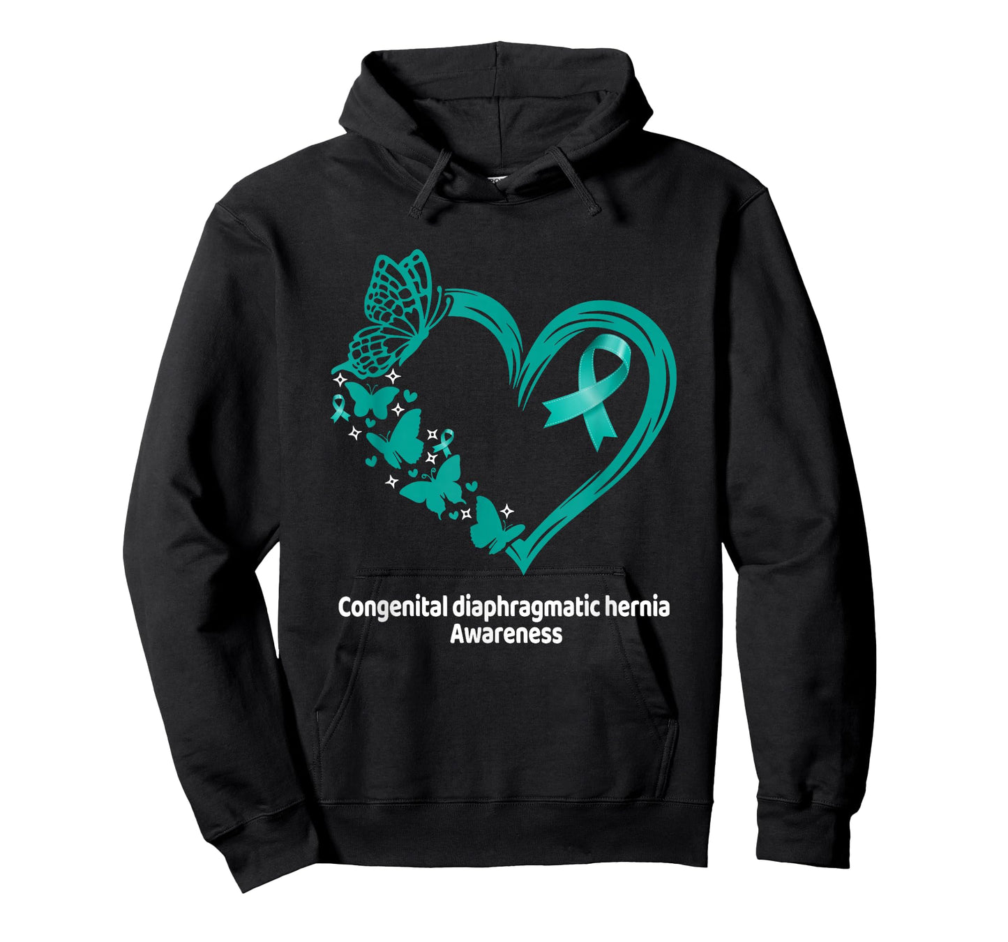 Congenital Diaphragmatic Hernia CDH Awareness Heart T-Shirt