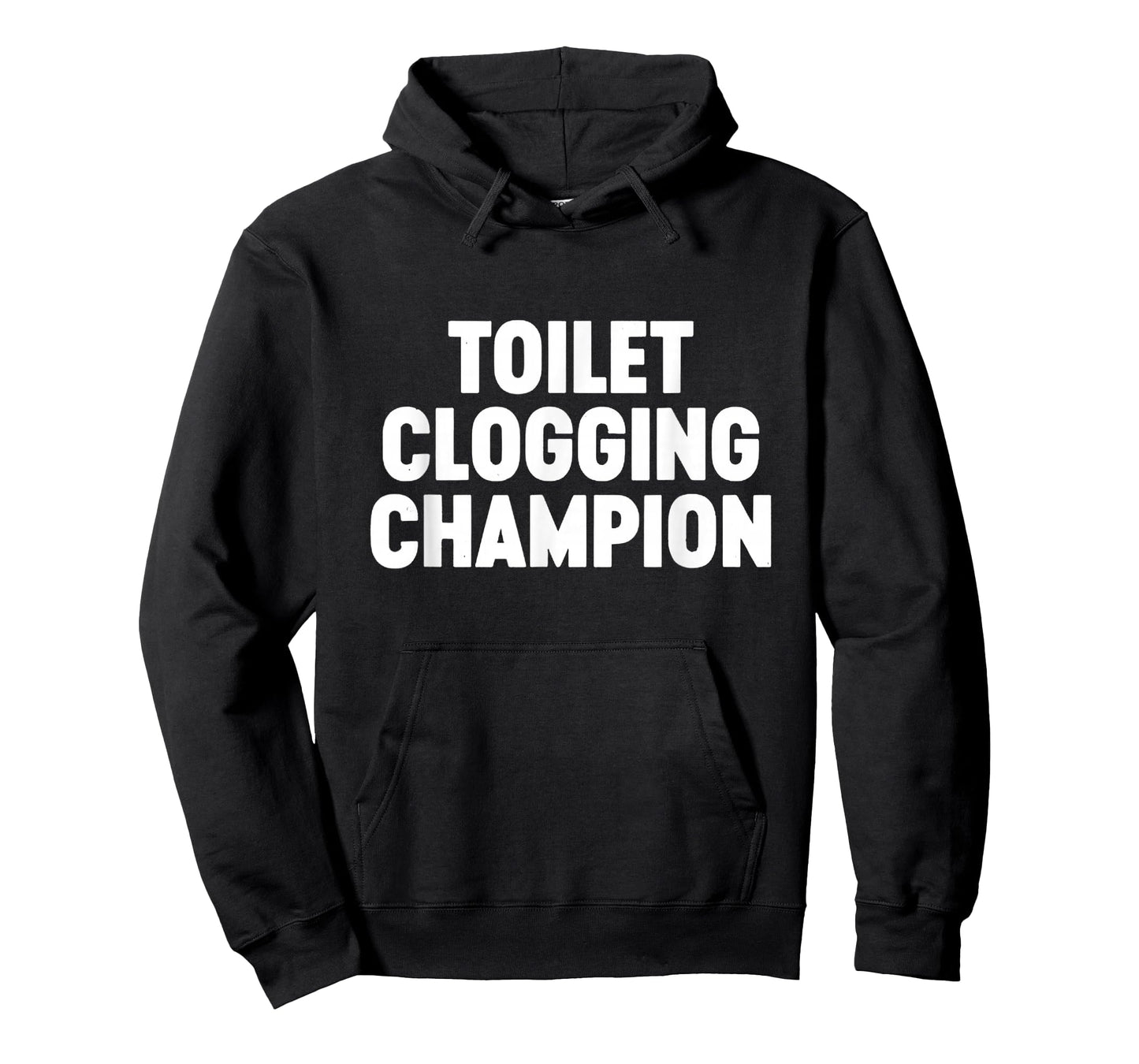 Toilet Clogging Champion Funny Award Dad Jokes T-Shirt