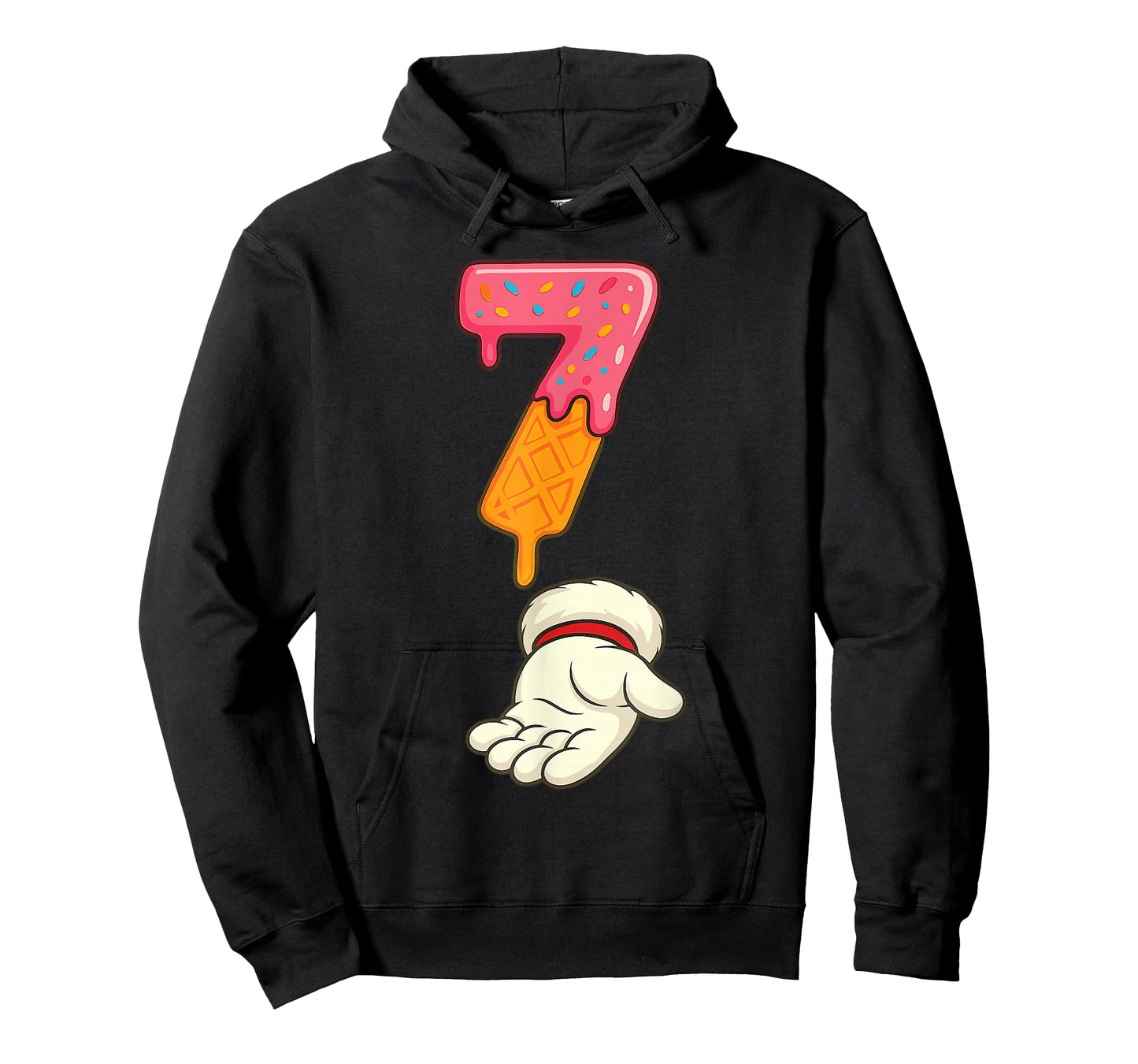 Matching Six Seven 6 7 Christmas Ice Cream Drip Xmas Santa T-Shirt