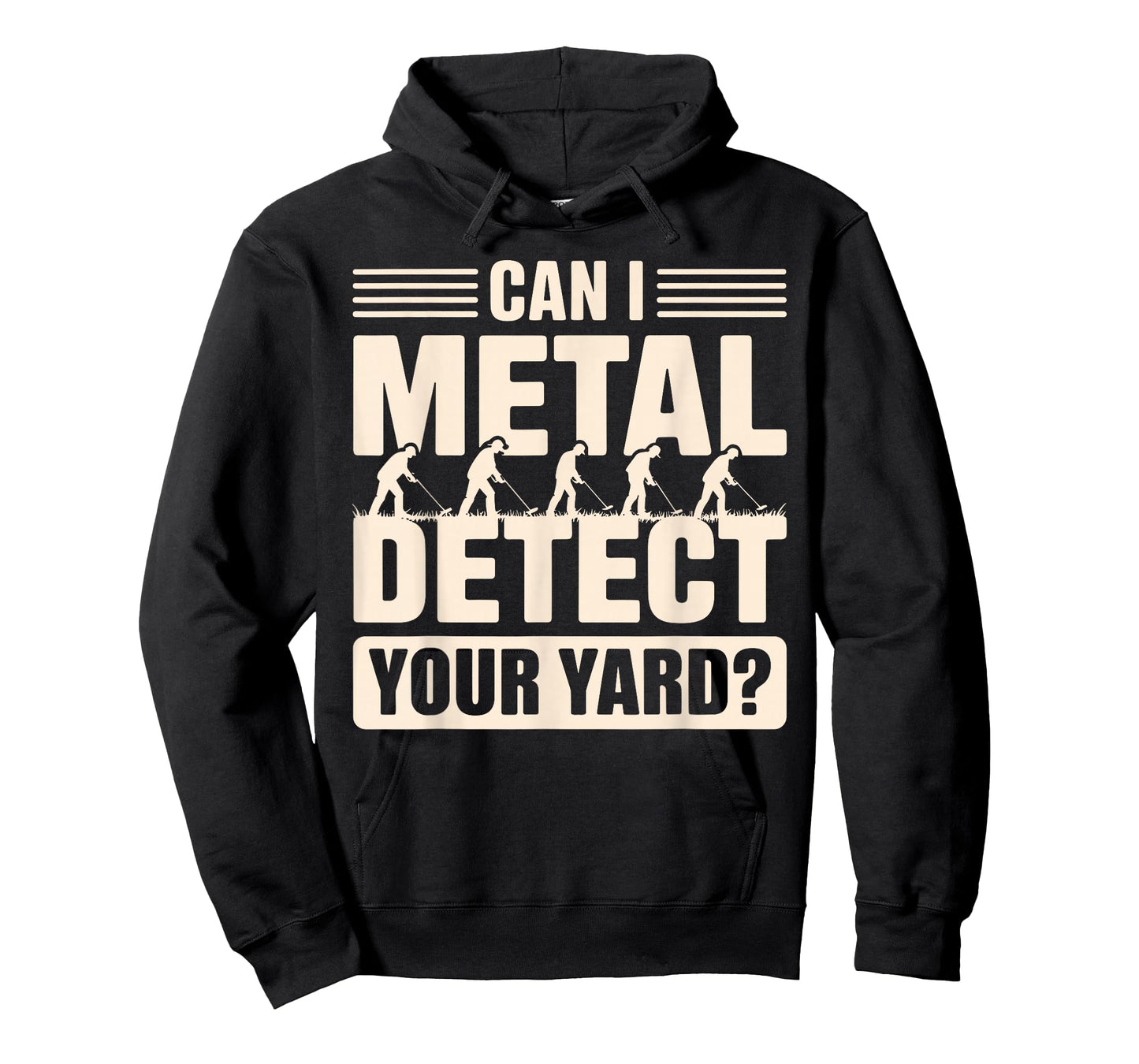 Funny Metal Detector Art for Men Women Adult Metal Detecting T-Shirt