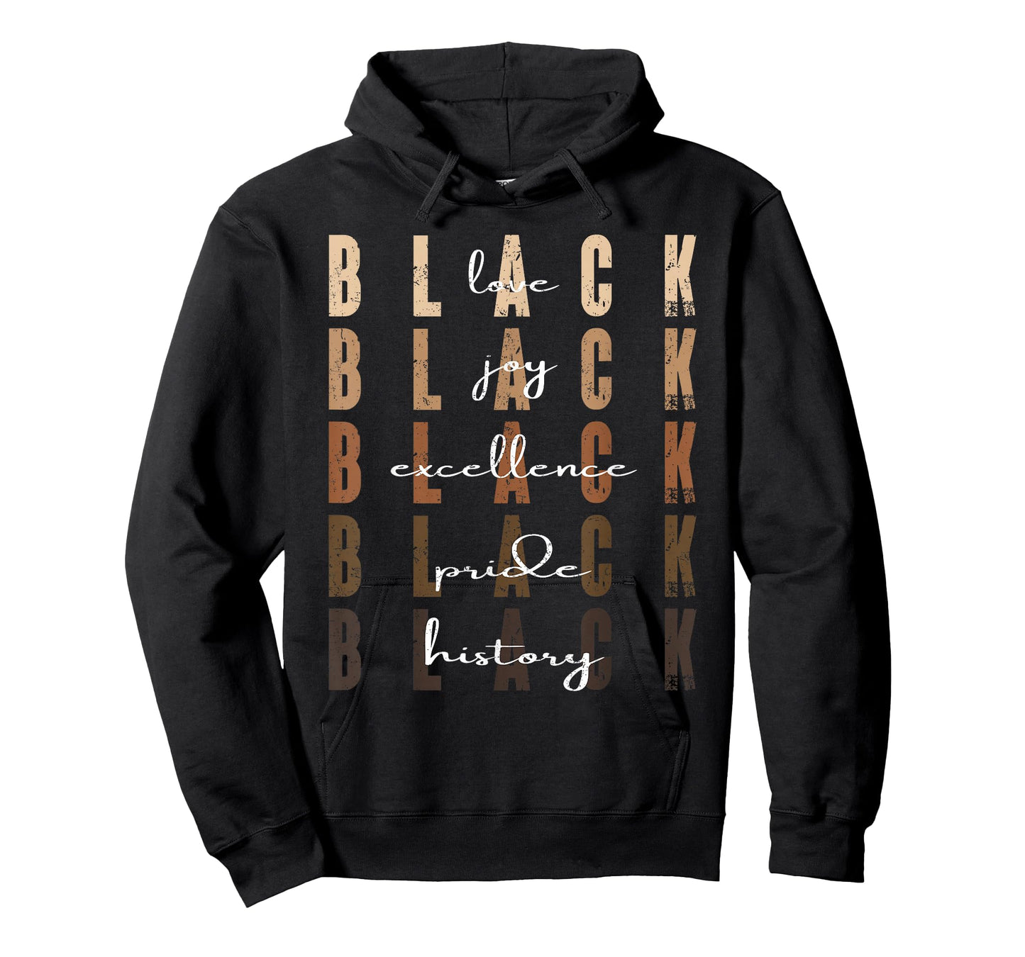 Black Love Joy Excellence Pride Black History African Roots T-Shirt