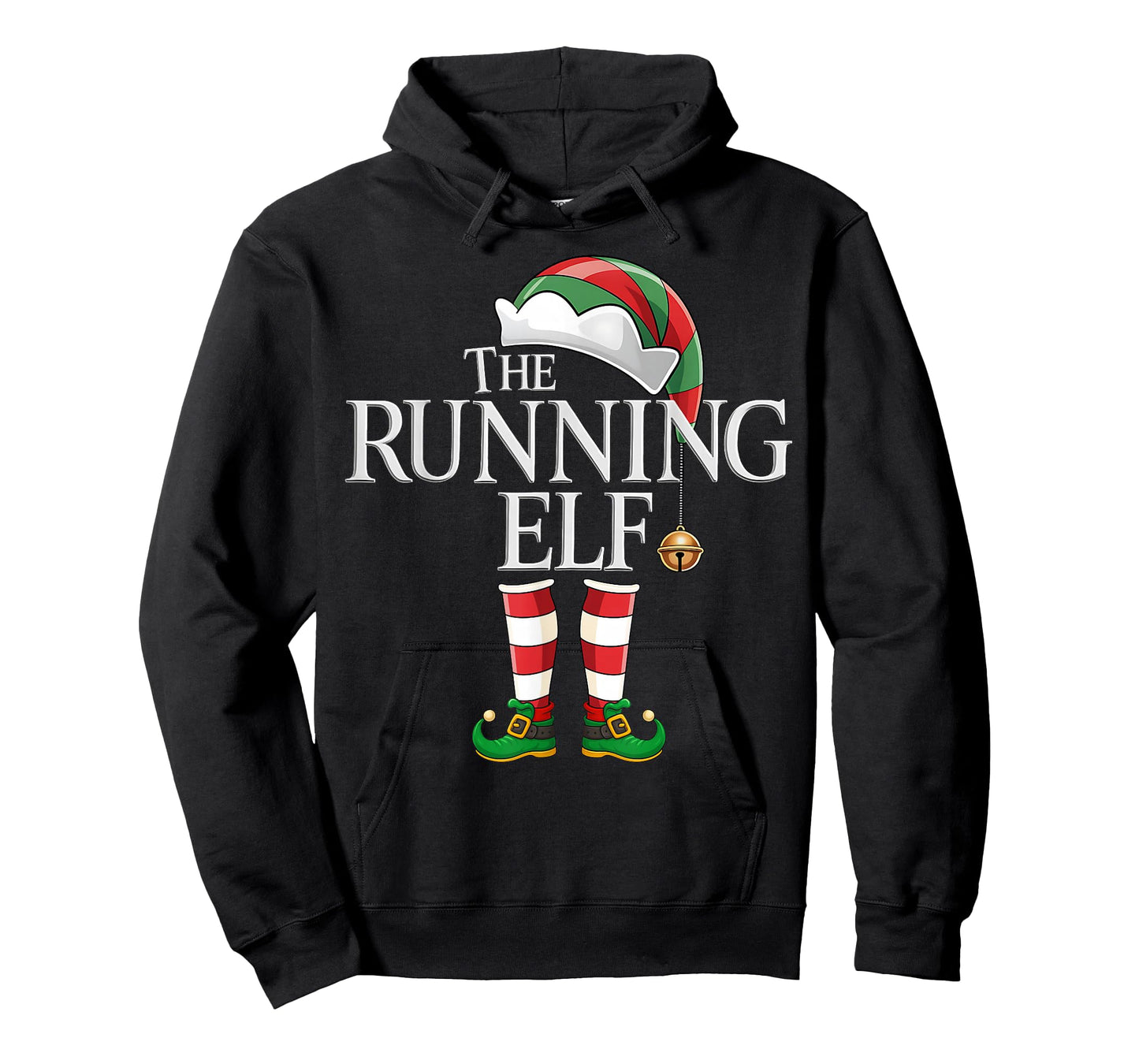 Running Elf Squad Christmas Matching Pajama Xmas Party Elf T-Shirt