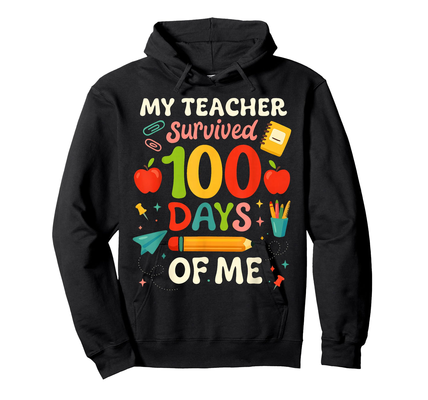 100 Days of School My Teacher Survived 100 Days of Me T-Shirt