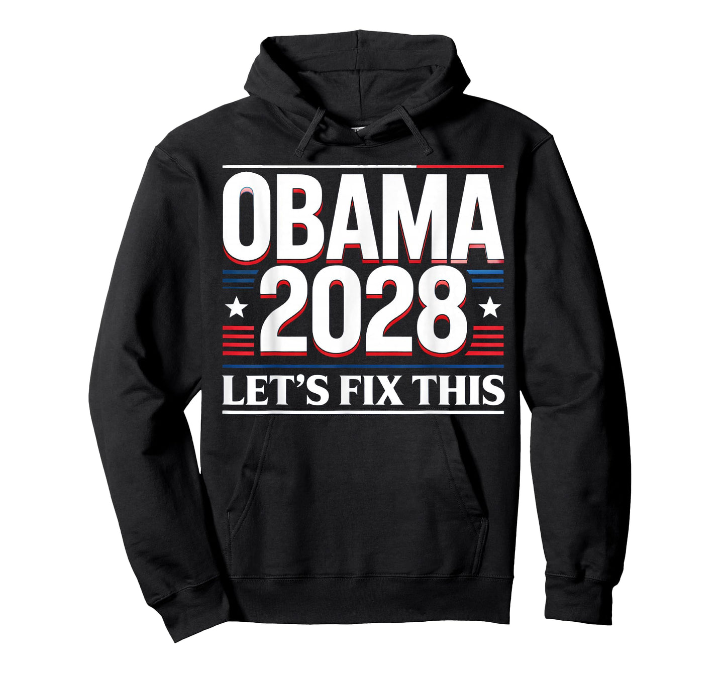 President Barack Obama 2028 Portrait Patriotic Democrat USA T-Shirt