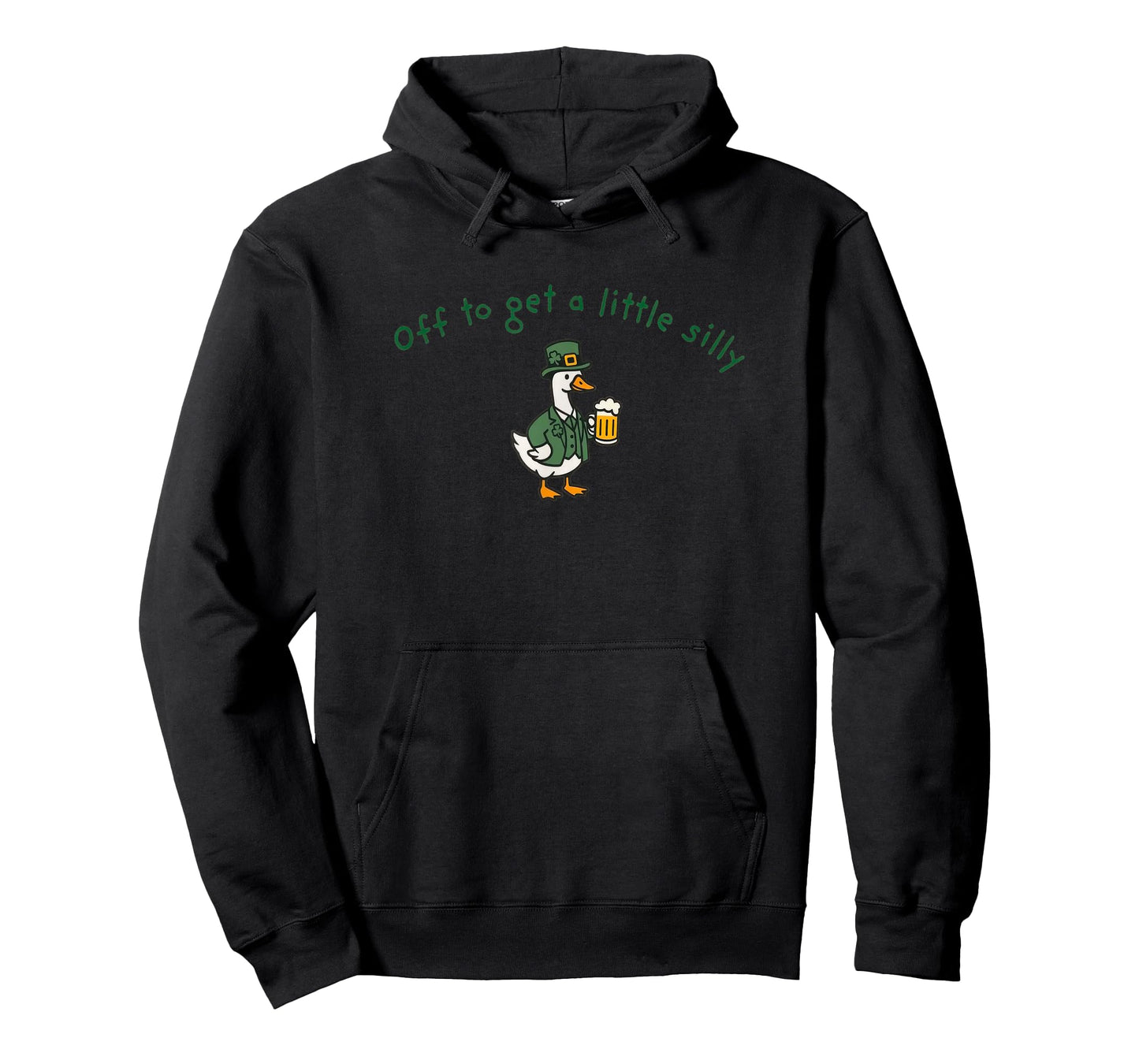 Off to Get A Little Silly Funny Irish St Patricks Day Goose T-Shirt