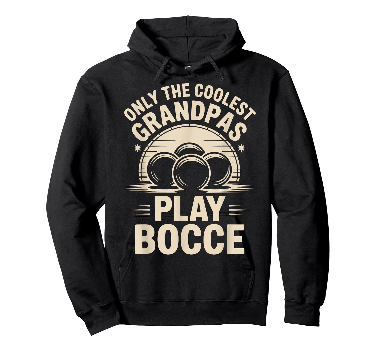 Only The Coolest Grandpas Play Bocce Ball T-Shirt