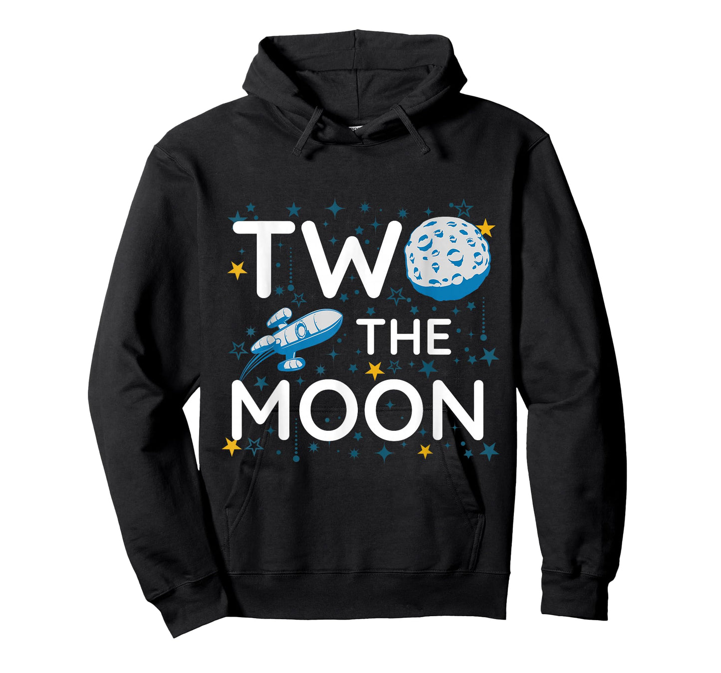 Two The Moon 2nd Planets Lover Birthday Space Rocket Gift T-Shirt
