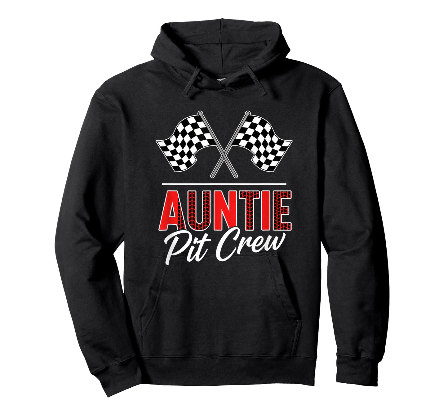 Aunt Pit Crew Race Car Birthday Party Racing Family T-Shirt