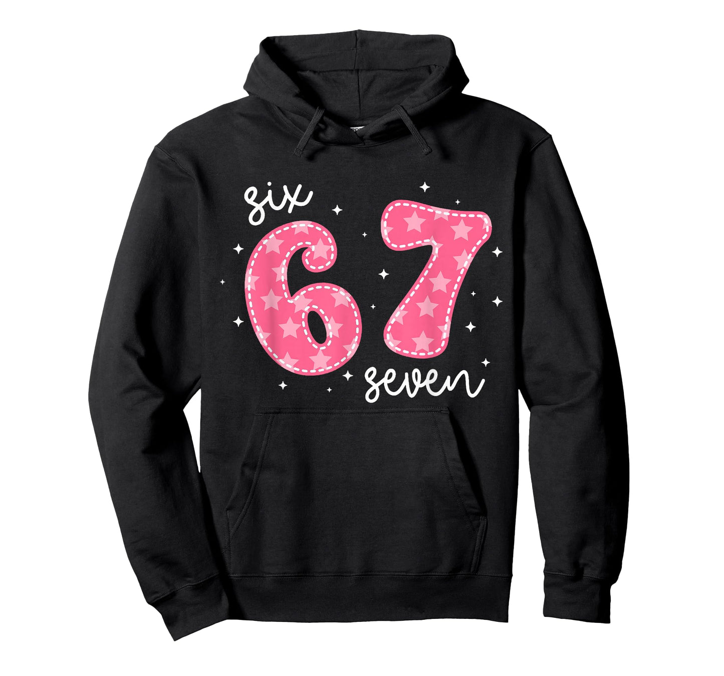 Funny Six Seven 6 7 Meme Gen Alpha Slang 6 7 Pink Cute Girls T-Shirt