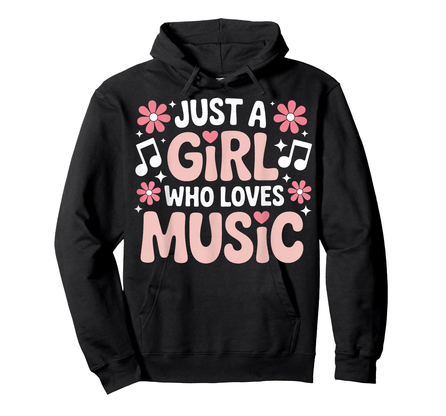 Just A Girl Who Loves Music Musician Girl Style T-Shirt