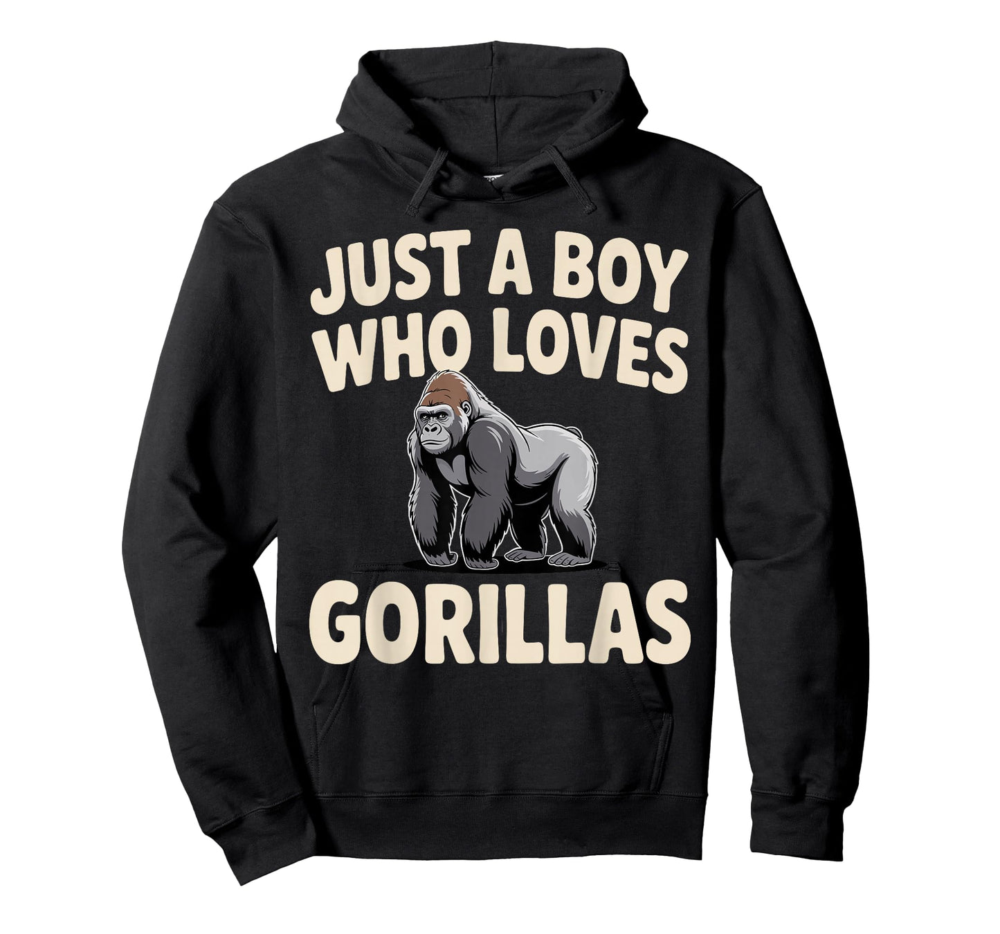 Gorilla Art for Boys Men Kids Ape Zoo Animal Gorilla Lover T-Shirt