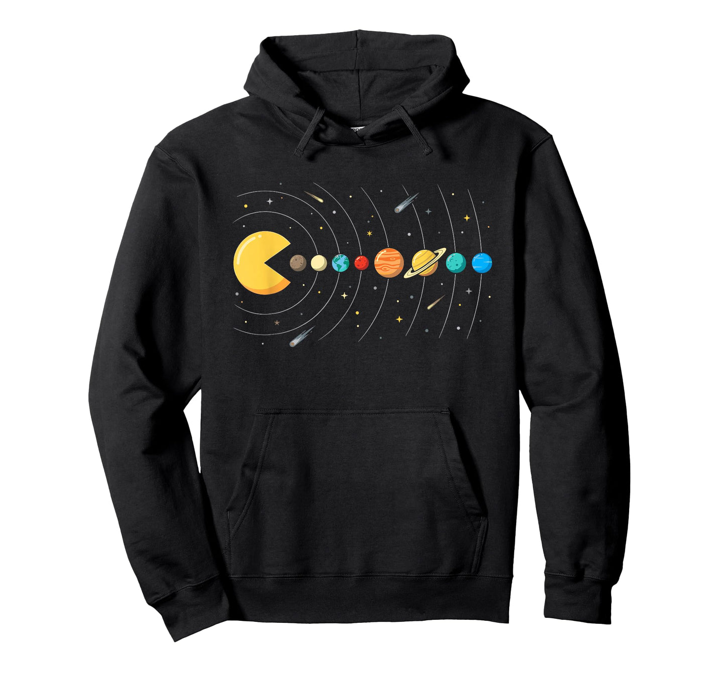 Retro Gaming Planets Space Astronomy Video Game Solar System T-Shirt