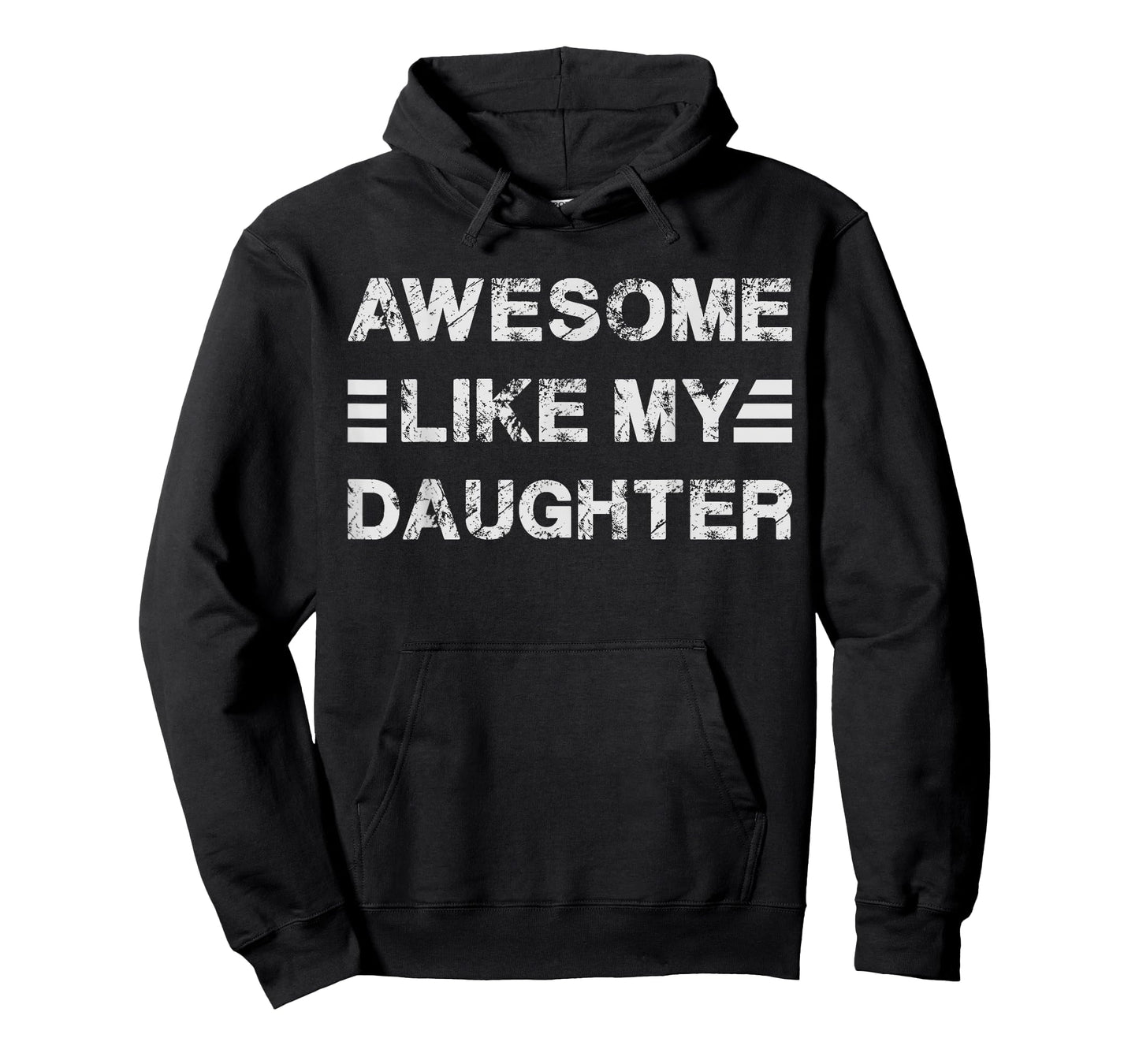 Awesome Like My Daughter Retro Mom & Dad Joke Humorous T-Shirt