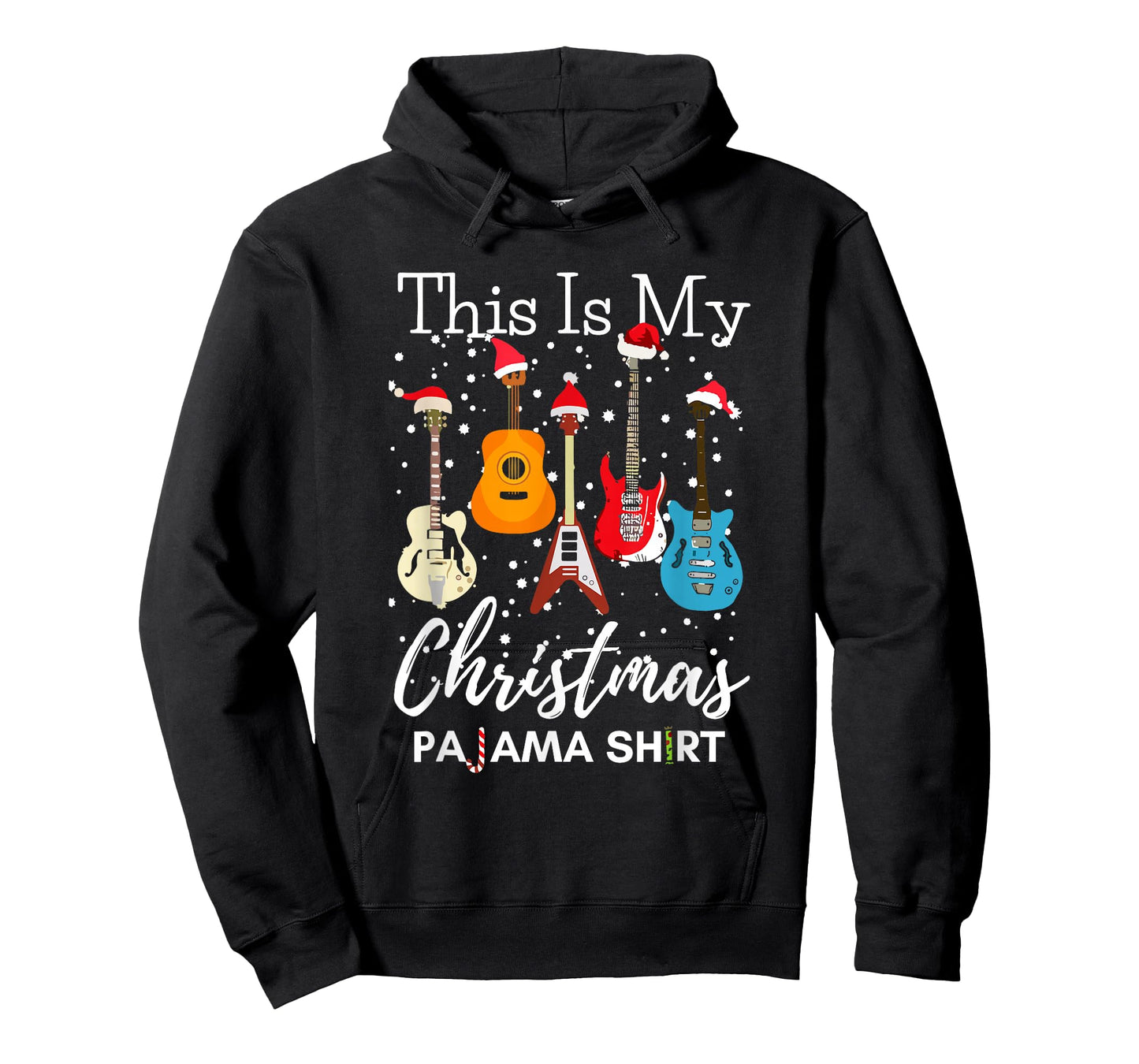 This is My Christmas Pajama Guitar Guitarist Music Lover T-Shirt