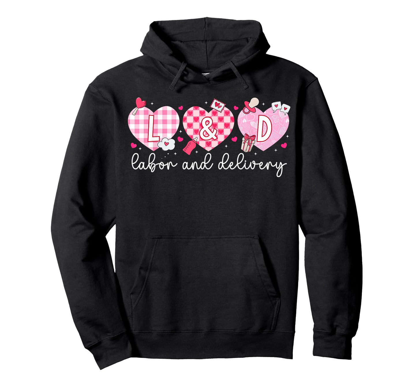 L&D Nurse Valentine Labor and Delivery Nurse Valentines Day T-Shirt