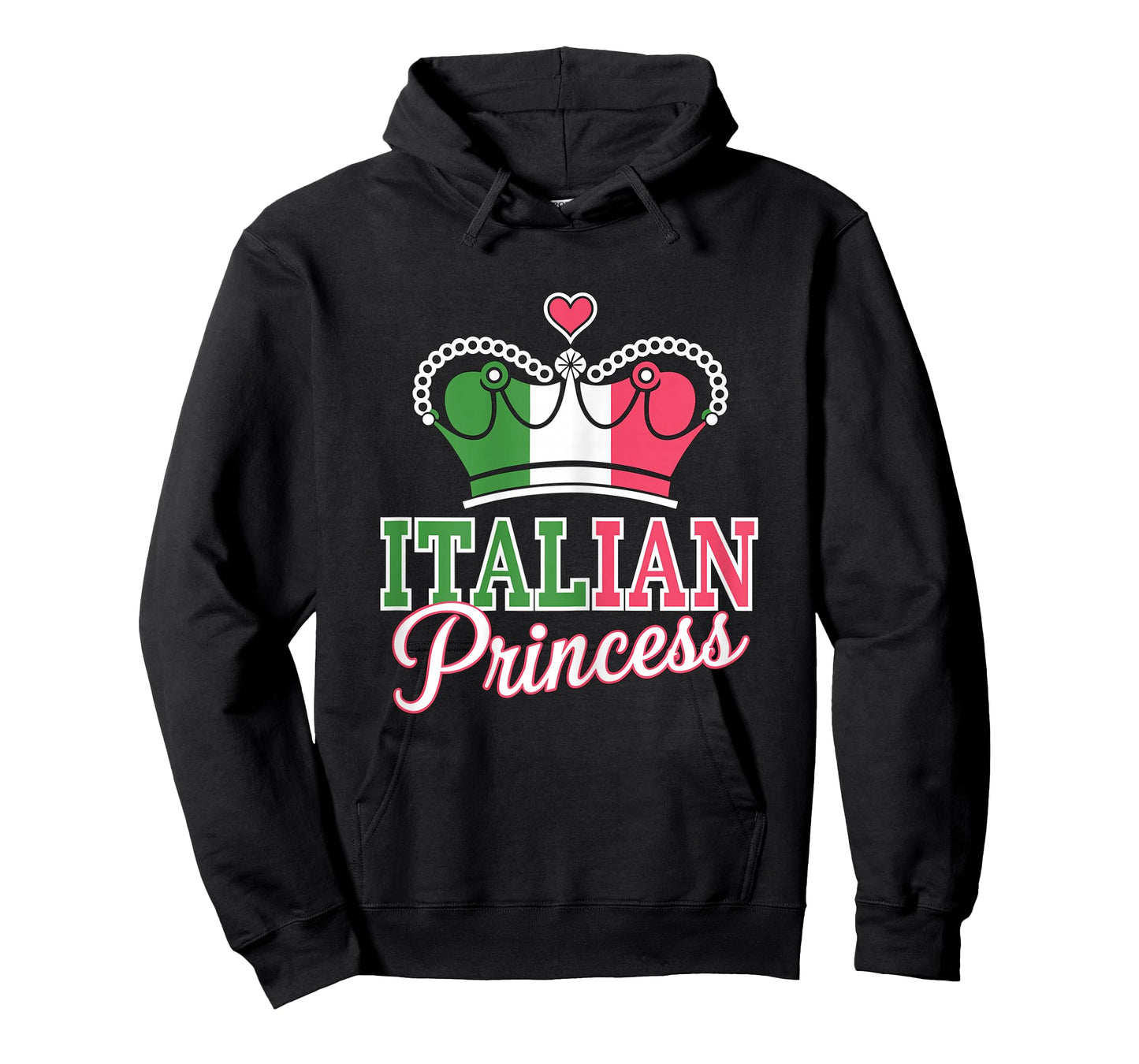 Italian Princess Italy Flag Girl T-Shirt