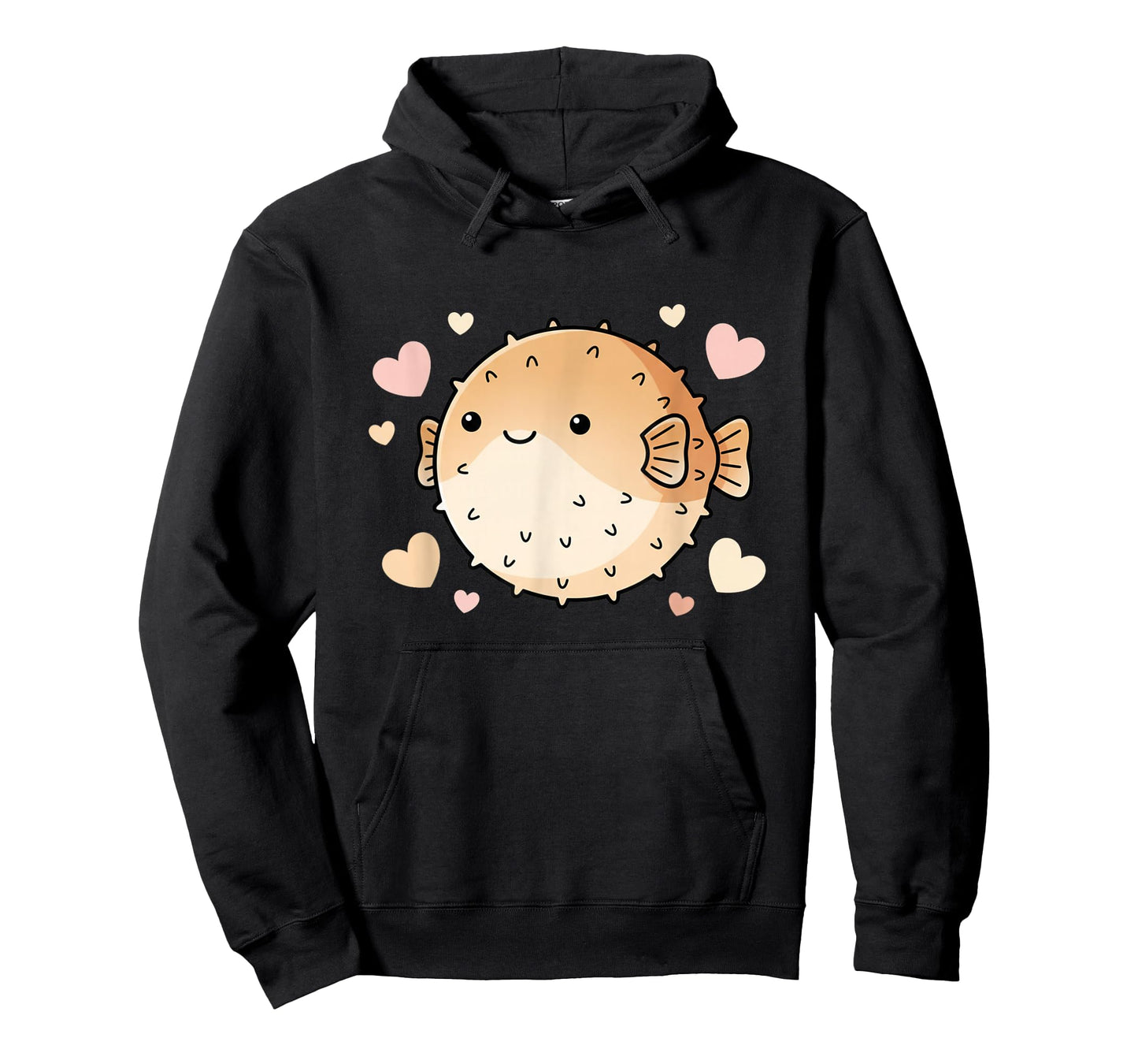 Cute Puffer Fish Heart - I Love Puffer Fish T-Shirt