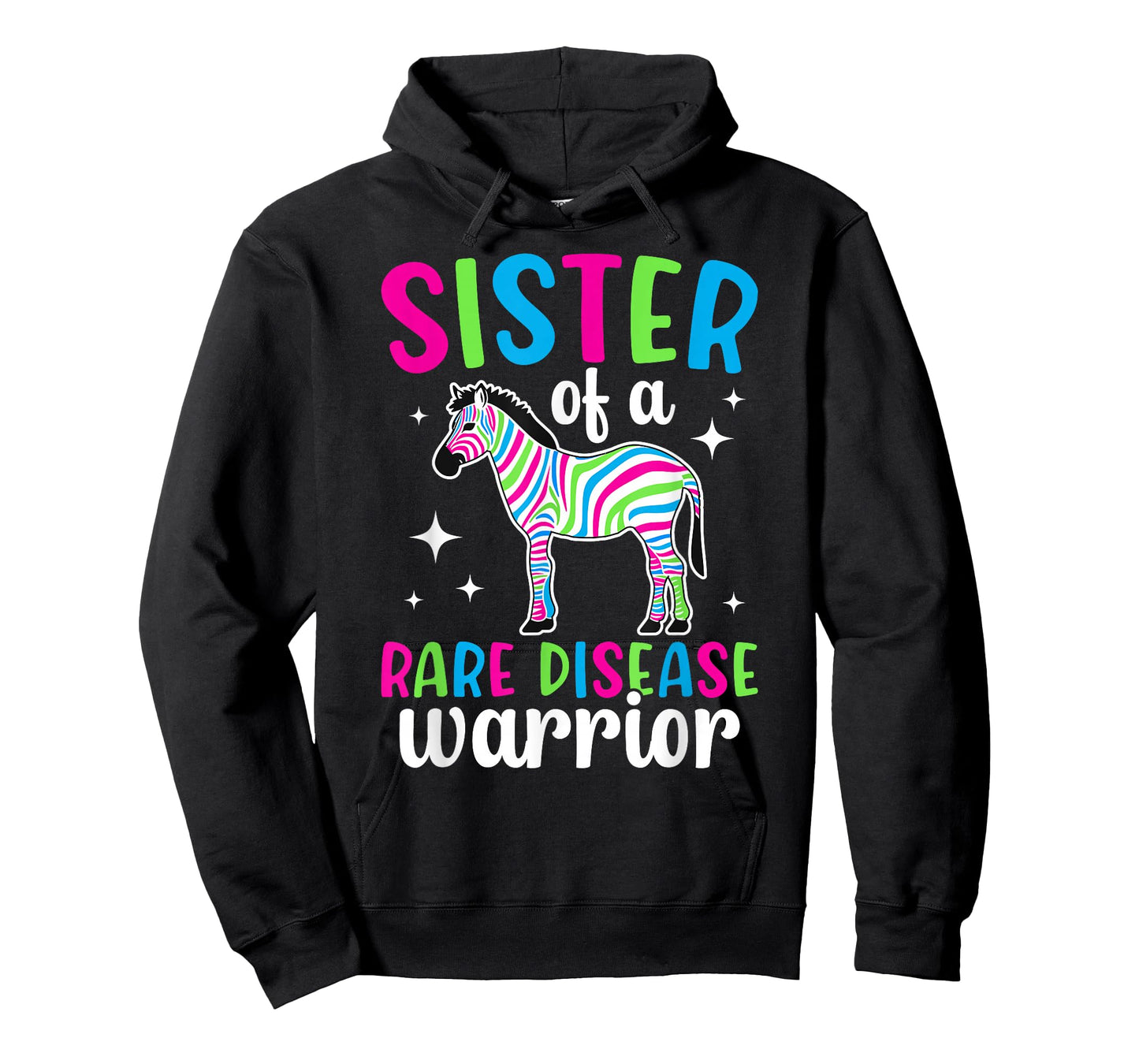 Sister of A Rare Disease Warrior Rare Disease Awareness T-Shirt